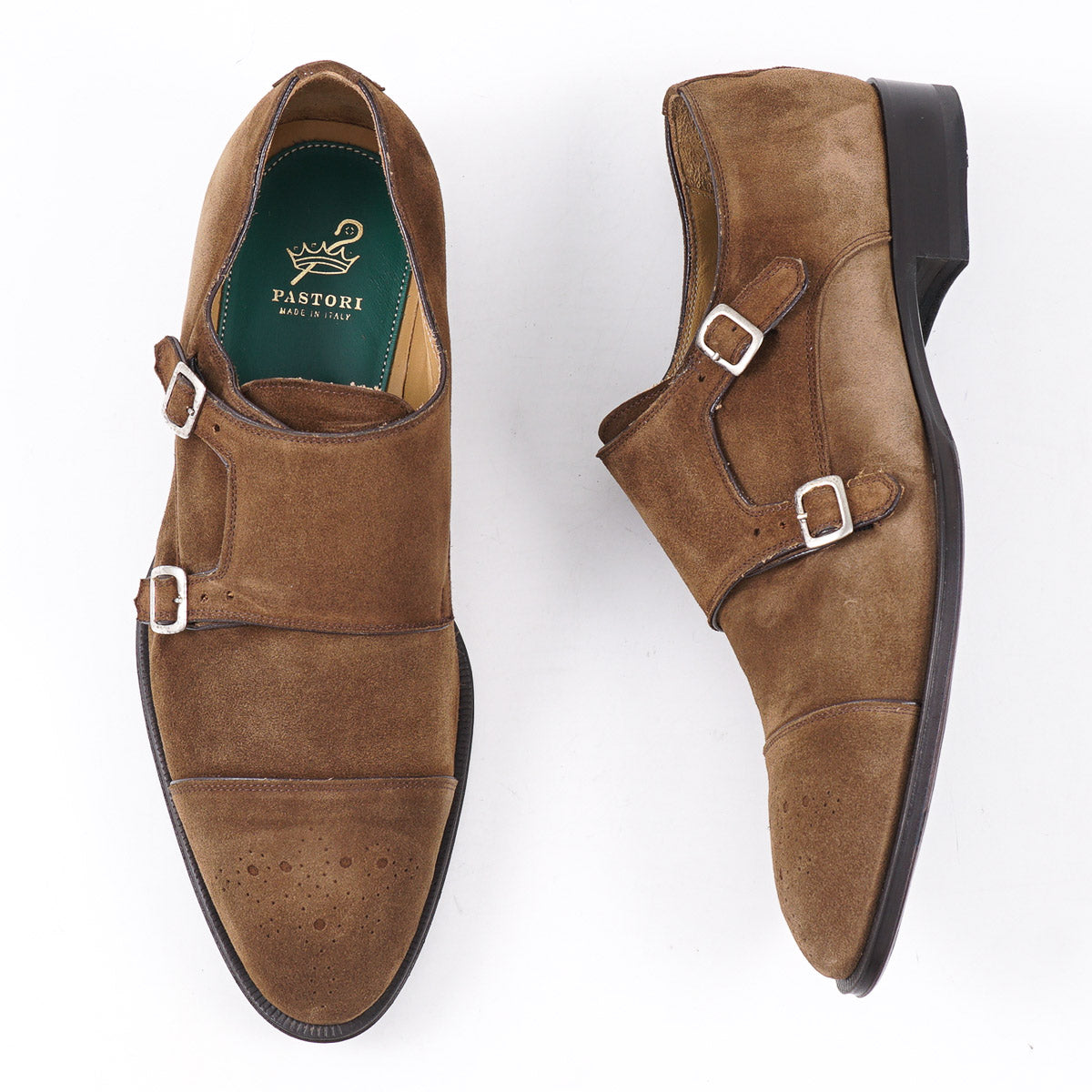 Pastori 'Romulus' Suede Monk Strap Shoe - Top Shelf Apparel