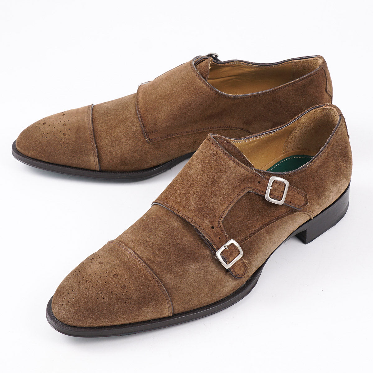 Pastori 'Romulus' Suede Monk Strap Shoe - Top Shelf Apparel