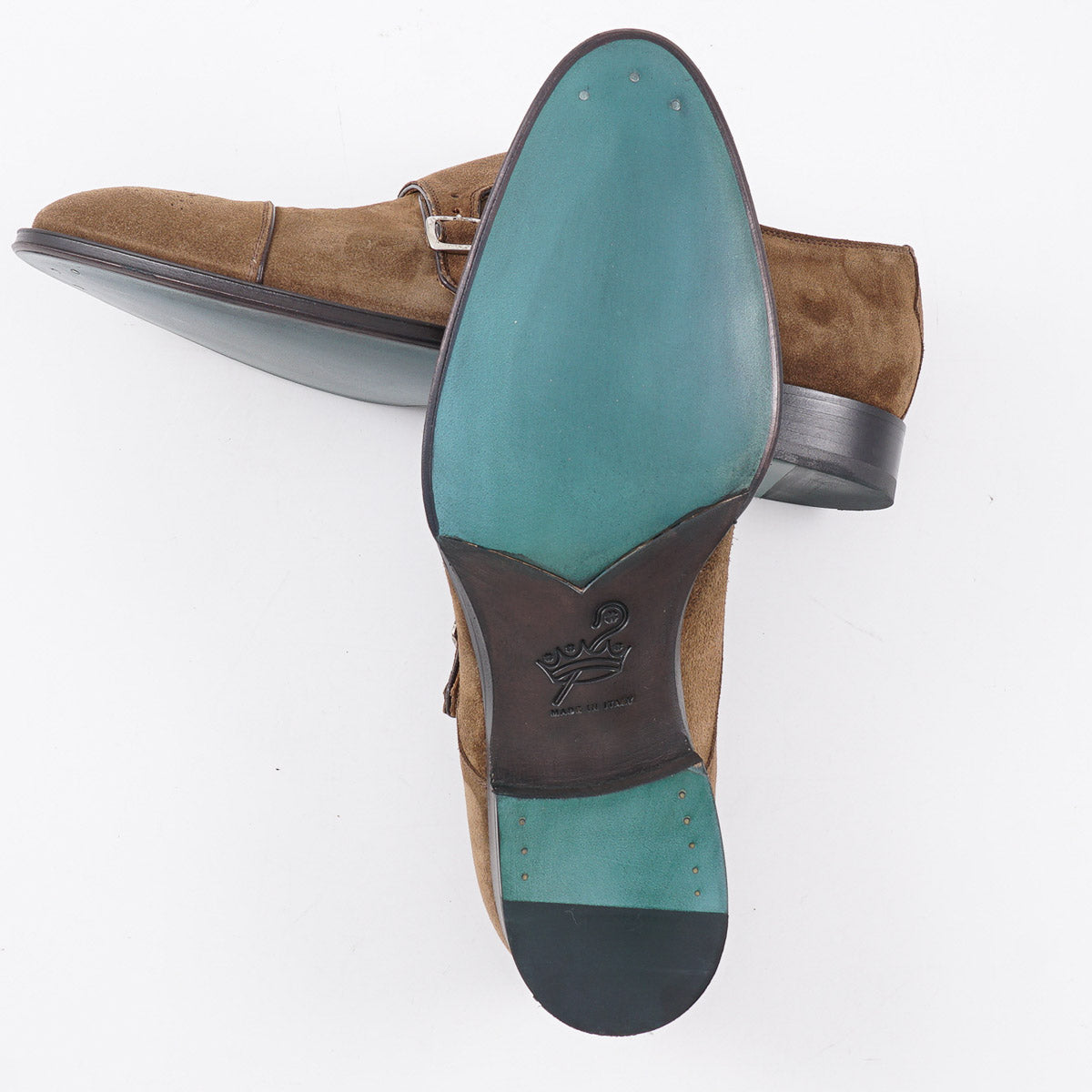 Pastori 'Romulus' Suede Monk Strap Shoe - Top Shelf Apparel