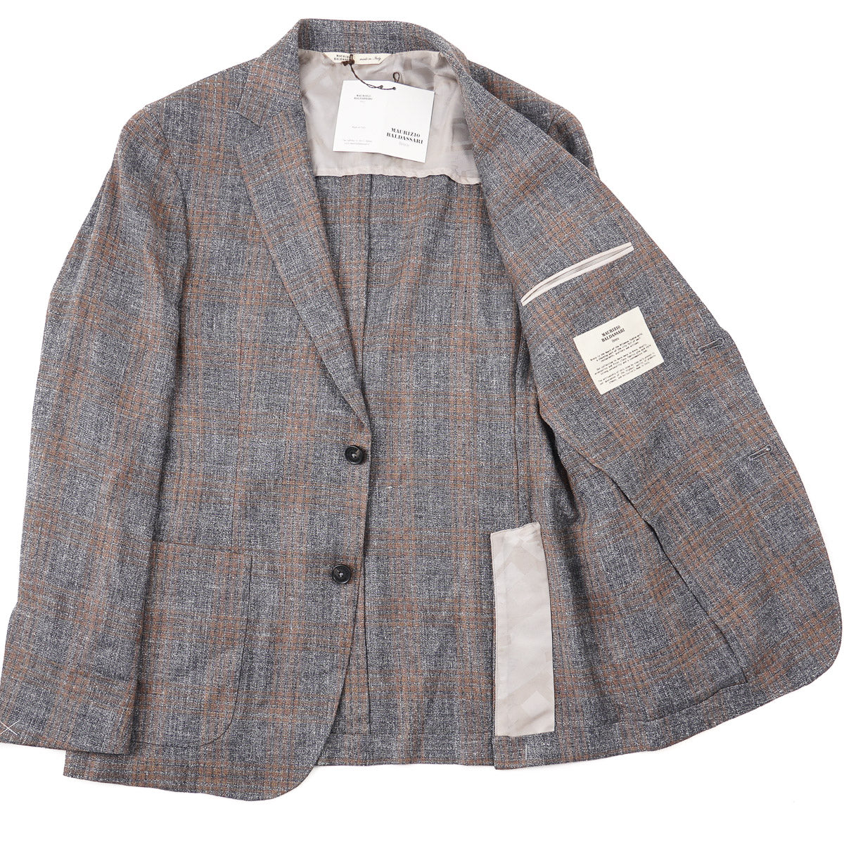 Maurizio Baldassari Silk-Linen-Wool 'Soft Jacket' - Top Shelf Apparel