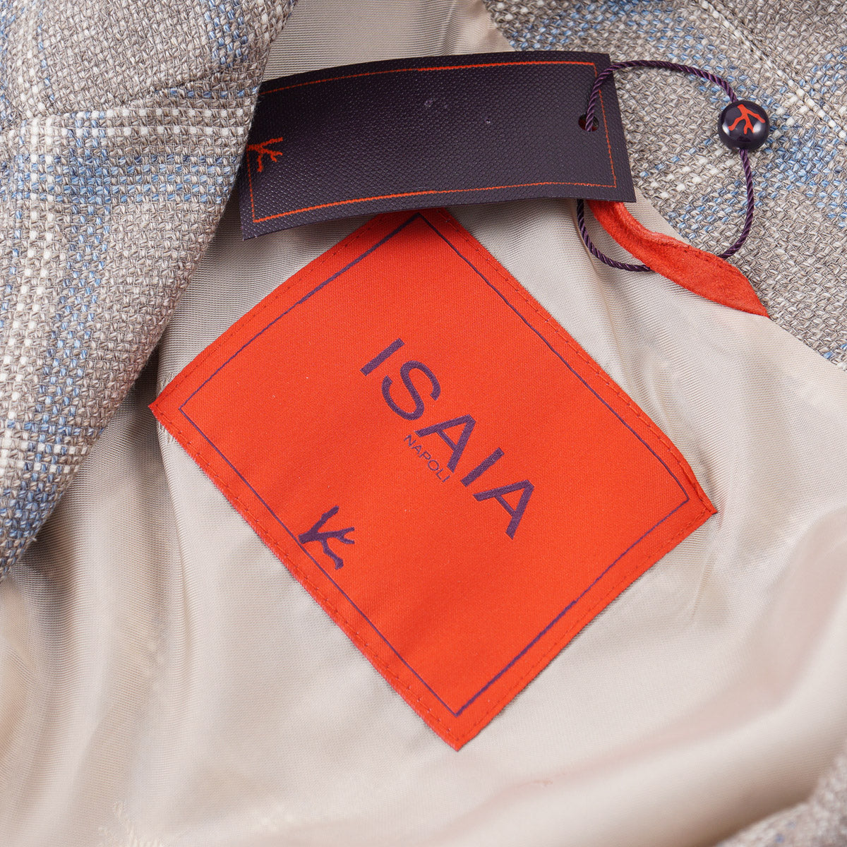 Isaia Wool-Silk-Linen Moto Jacket - Top Shelf Apparel