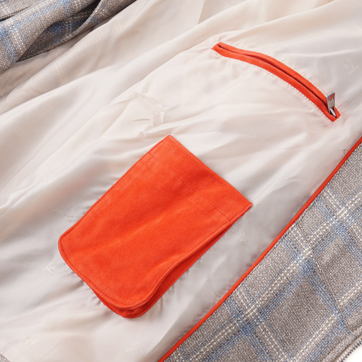 Isaia Wool-Silk-Linen Moto Jacket - Top Shelf Apparel