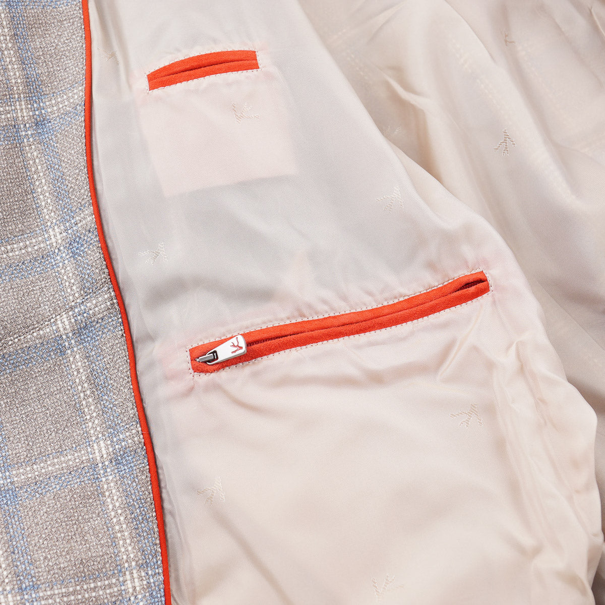 Isaia Wool-Silk-Linen Moto Jacket - Top Shelf Apparel
