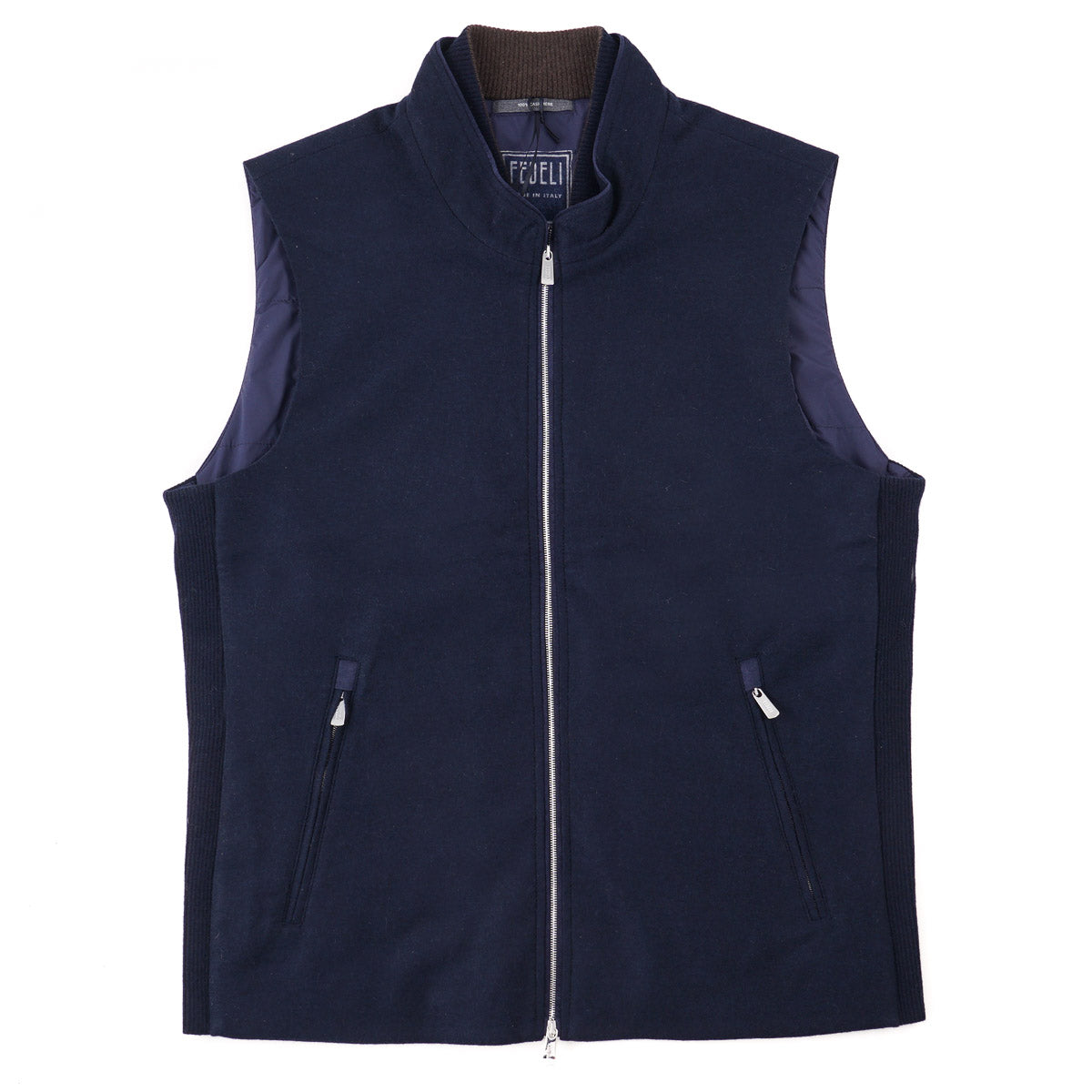 Fedeli Flannel Cashmere Outerwear Vest - Top Shelf Apparel