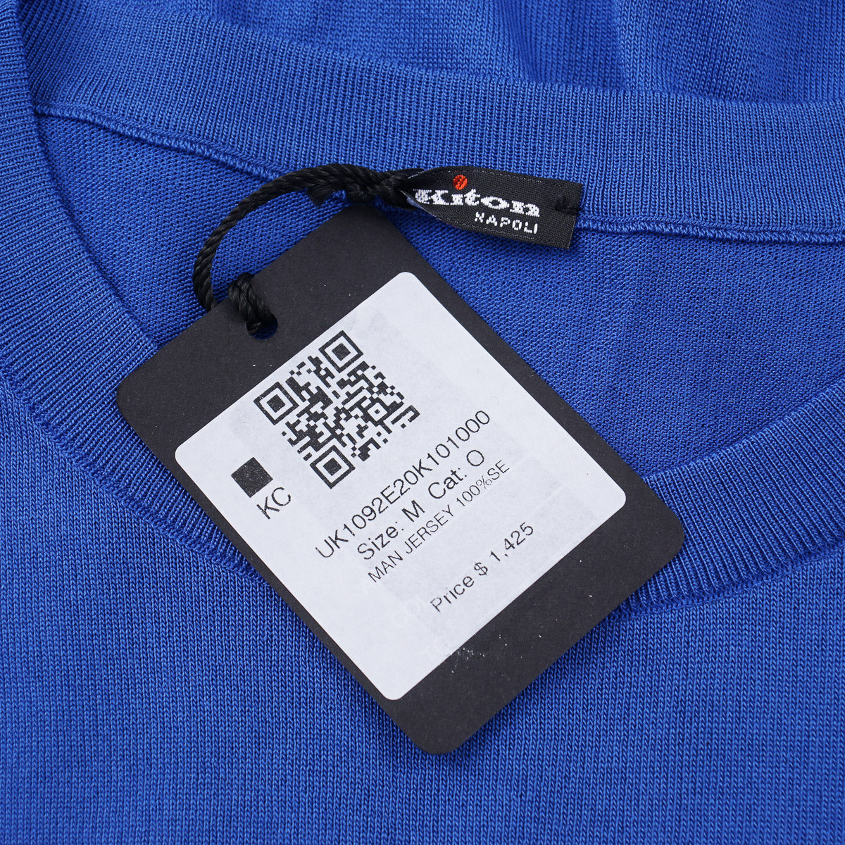 Kiton Short-Sleeve Knit Silk Sweater