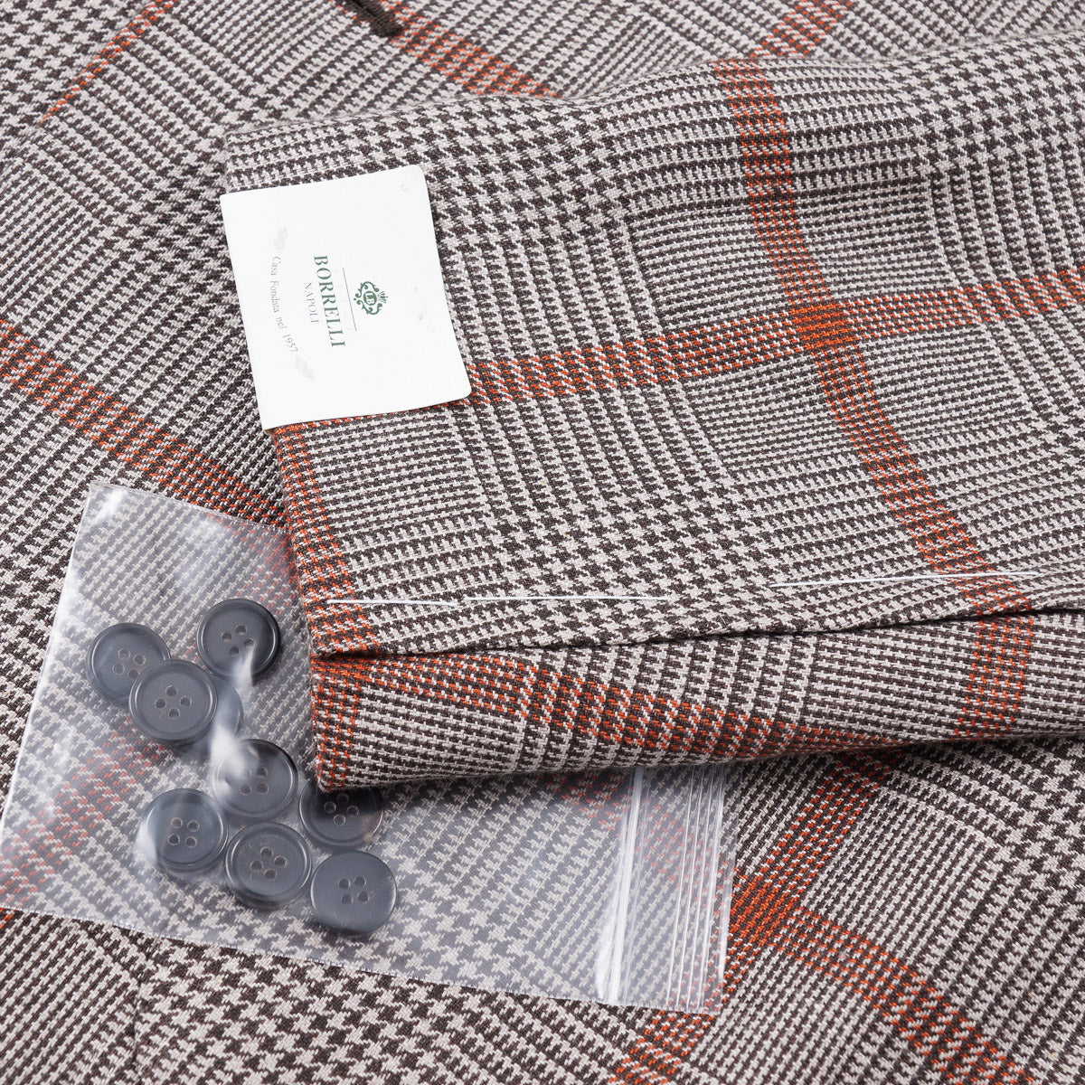 Luigi Borrelli Windowpane Check Linen Sport Coat - Top Shelf Apparel