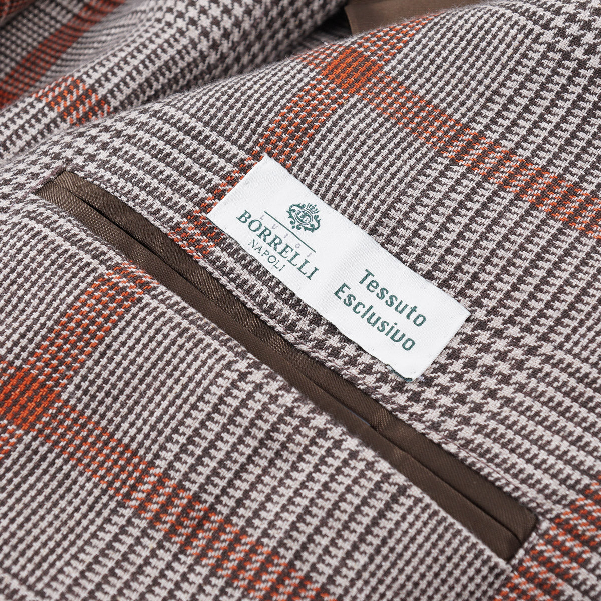 Luigi Borrelli Windowpane Check Linen Sport Coat - Top Shelf Apparel