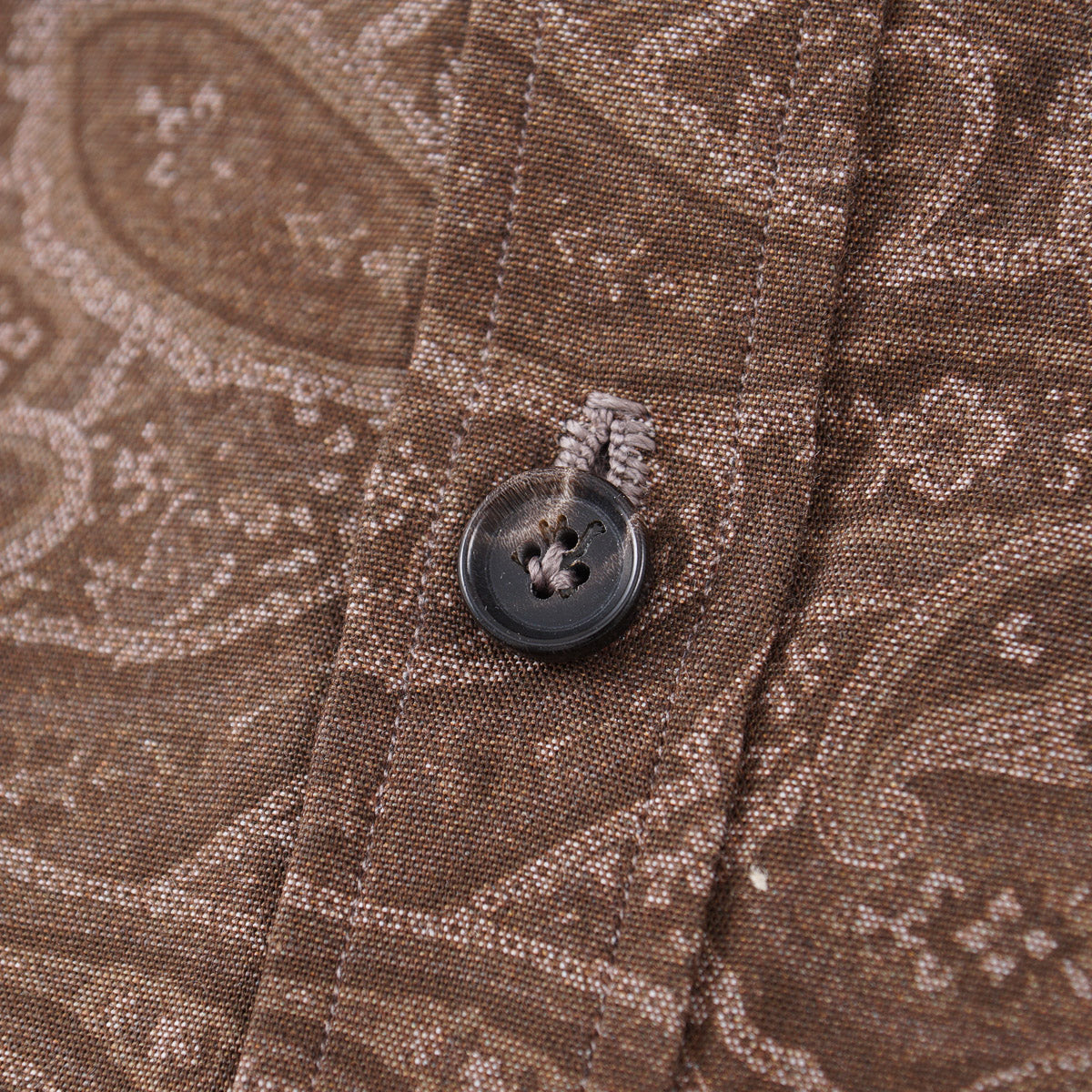 Isaia Paisley Patterned Cotton Shirt - Top Shelf Apparel