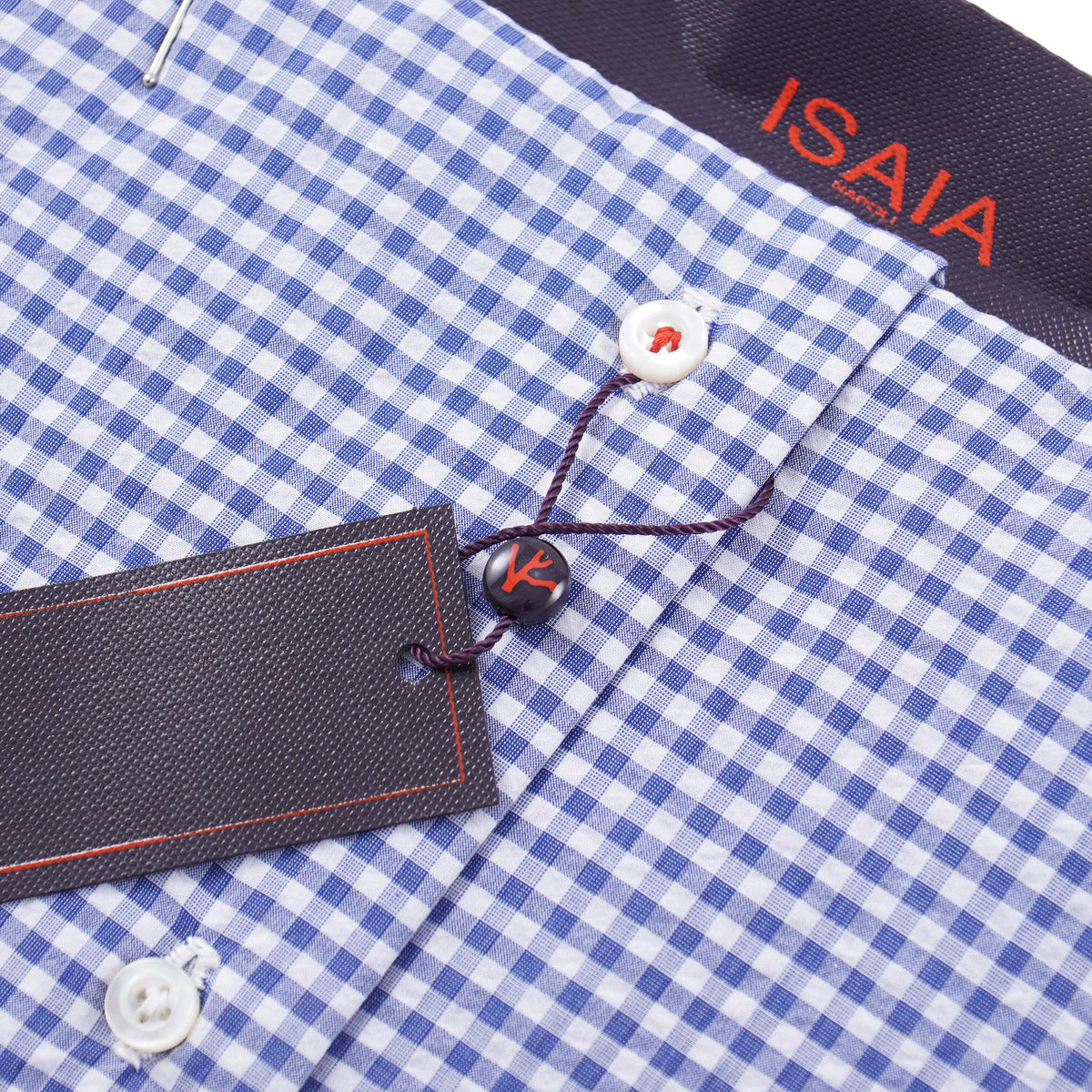 Isaia 'Mix' Tailored-Fit Cotton Shirt - Top Shelf Apparel