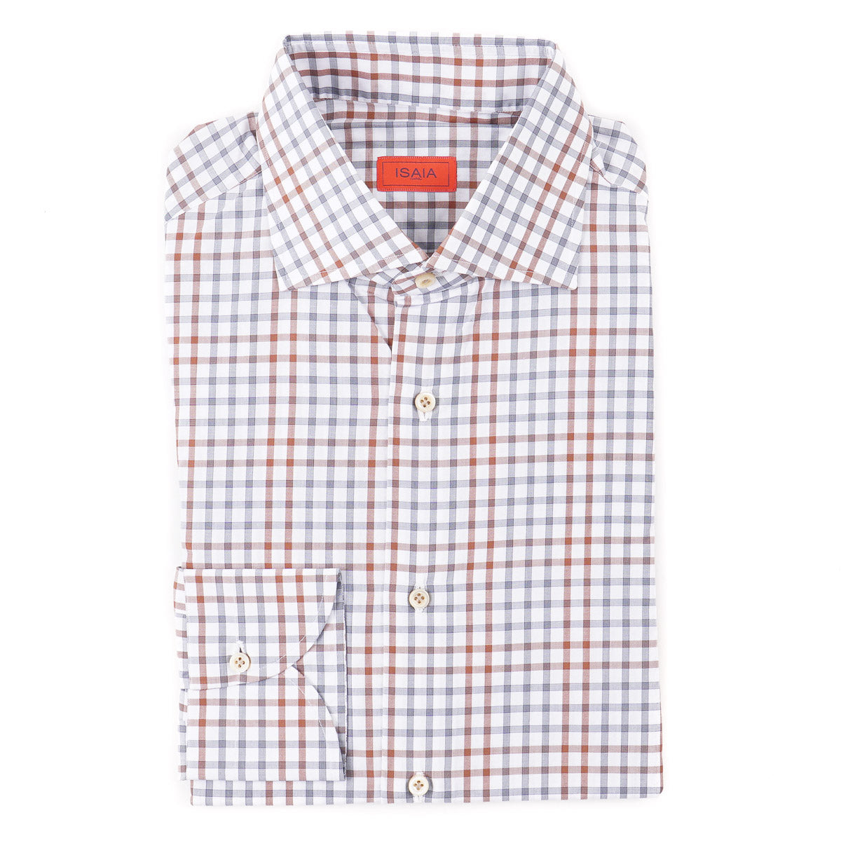 Isaia 'Italia' Regular-Fit Cotton Shirt - Top Shelf Apparel