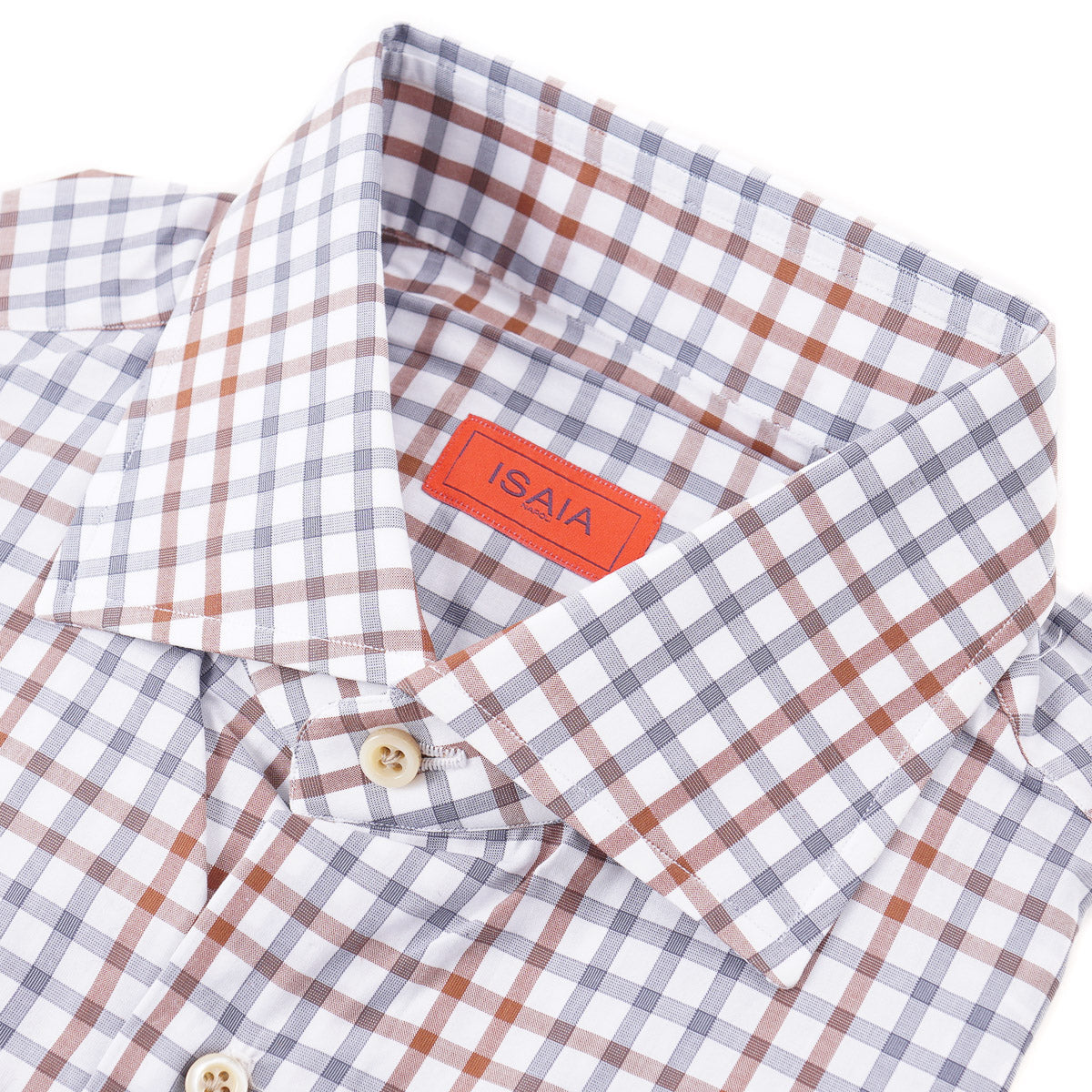 Isaia 'Italia' Regular-Fit Cotton Shirt - Top Shelf Apparel