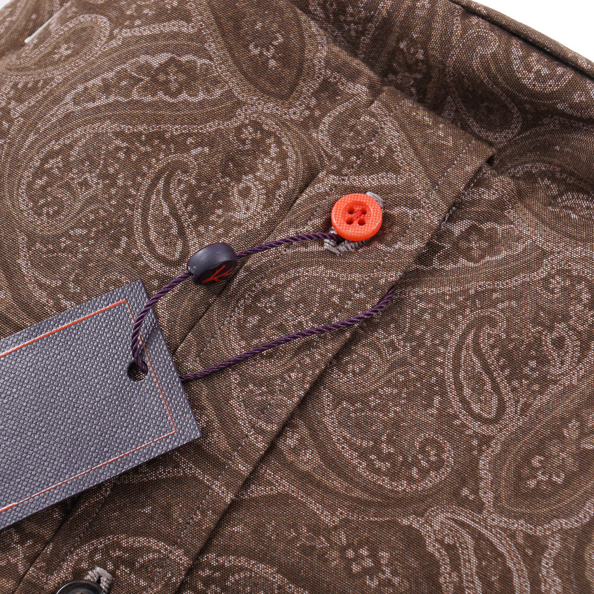 Isaia Paisley Patterned Cotton Shirt - Top Shelf Apparel