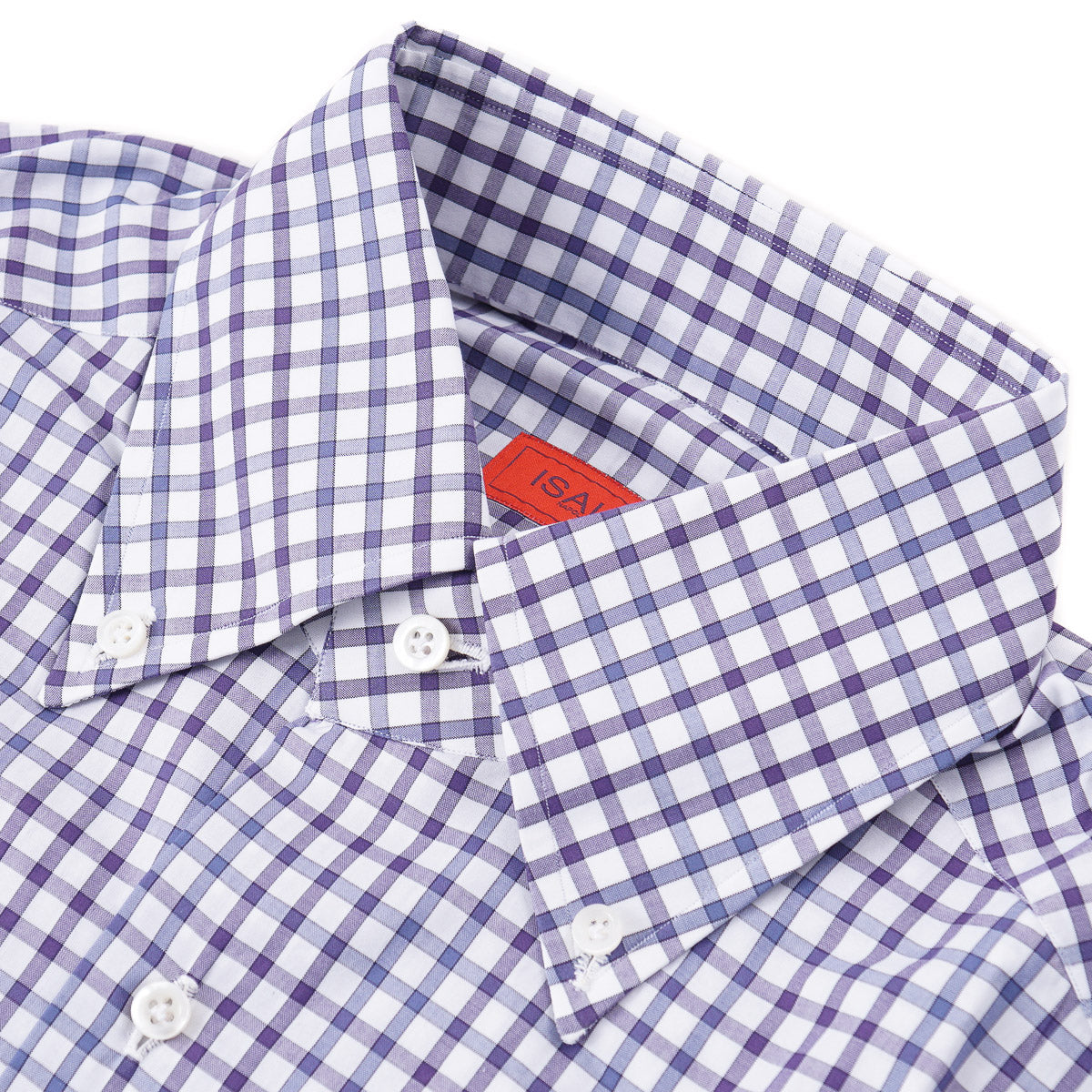 Isaia Tailored-Fit 'Mix' Cotton Shirt - Top Shelf Apparel