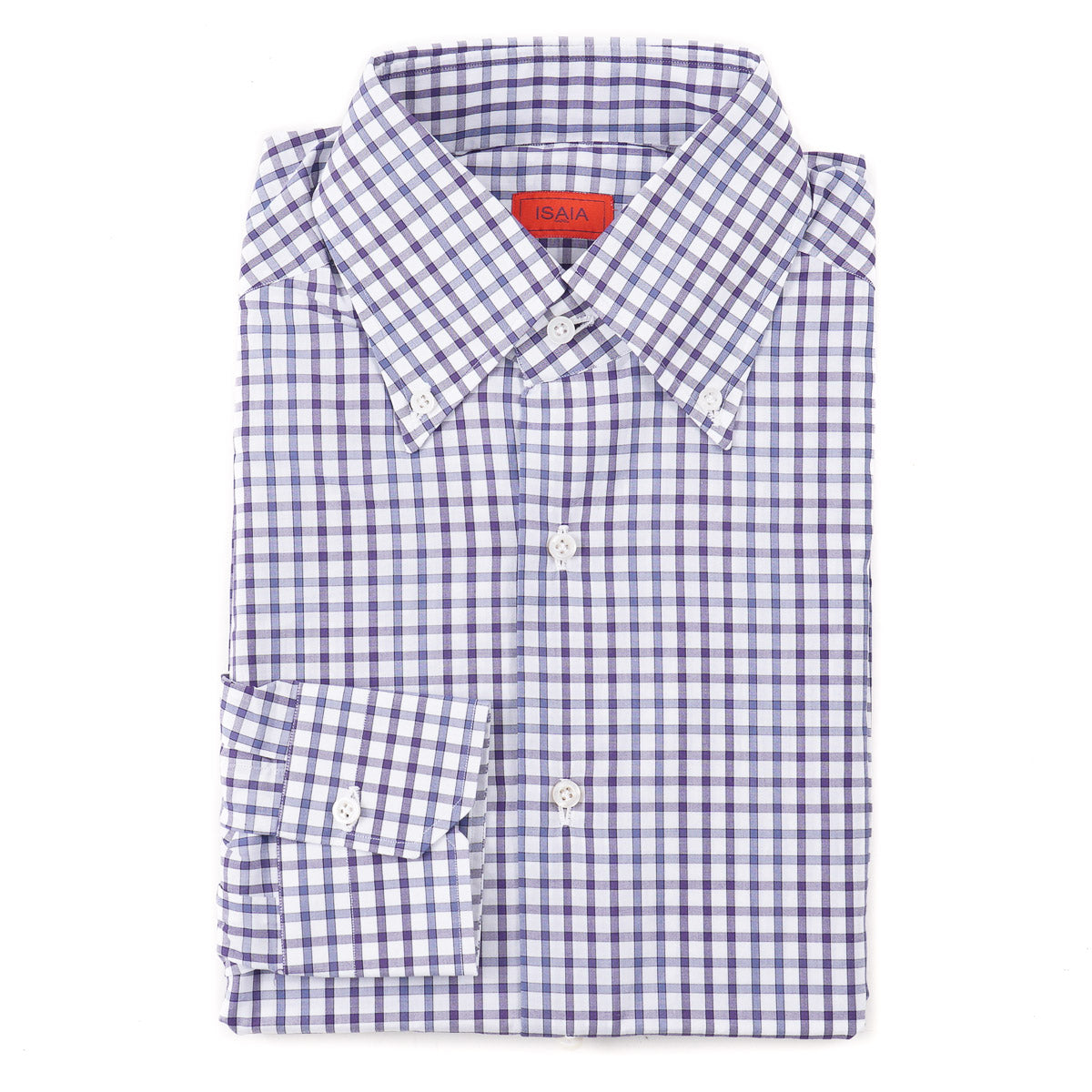 Isaia Tailored-Fit 'Mix' Cotton Shirt