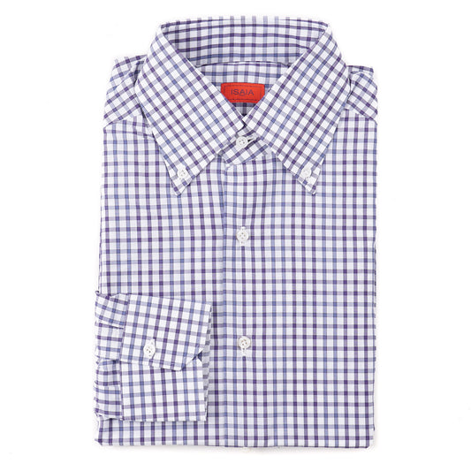 Isaia Tailored-Fit 'Mix' Cotton Shirt - Top Shelf Apparel