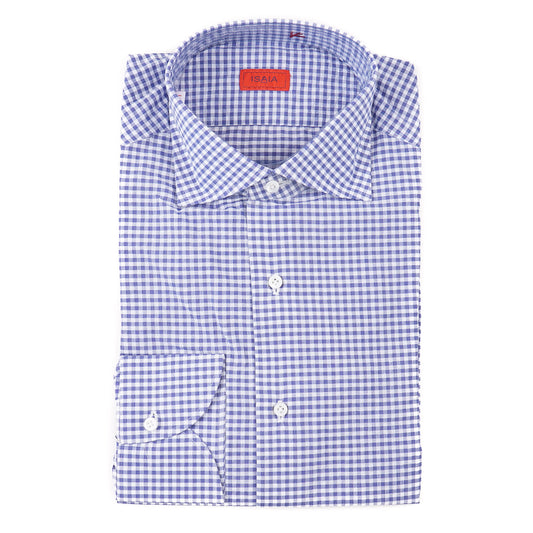 Isaia 'Mix' Tailored-Fit Cotton Shirt - Top Shelf Apparel