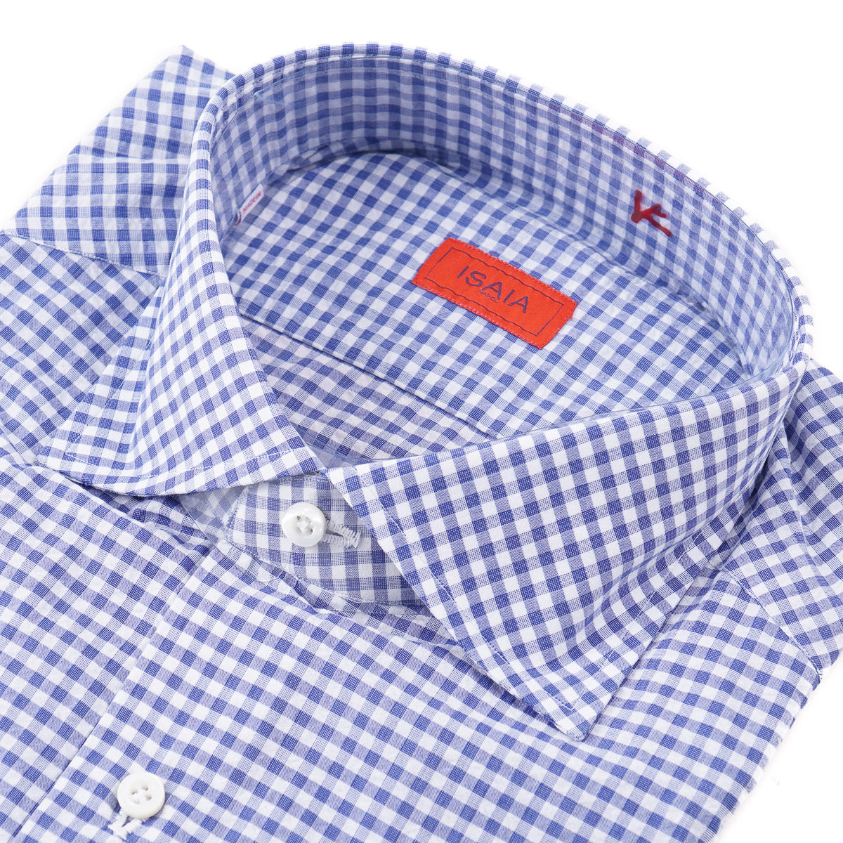 Isaia 'Mix' Tailored-Fit Cotton Shirt - Top Shelf Apparel