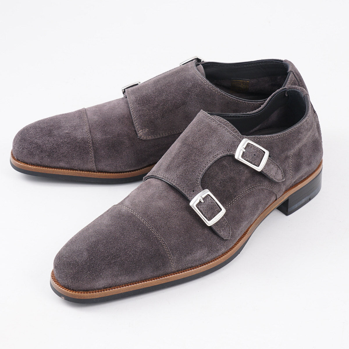 di Bianco 'Isernia' Unlined Suede Monk Strap - Top Shelf Apparel