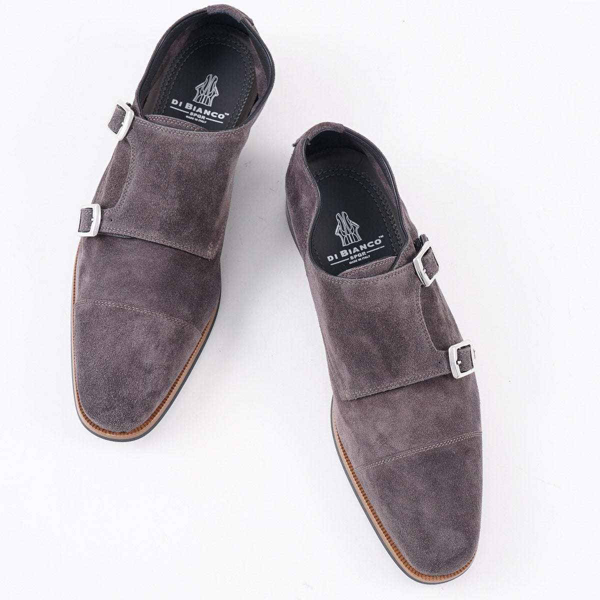 di Bianco 'Isernia' Unlined Suede Monk Strap - Top Shelf Apparel