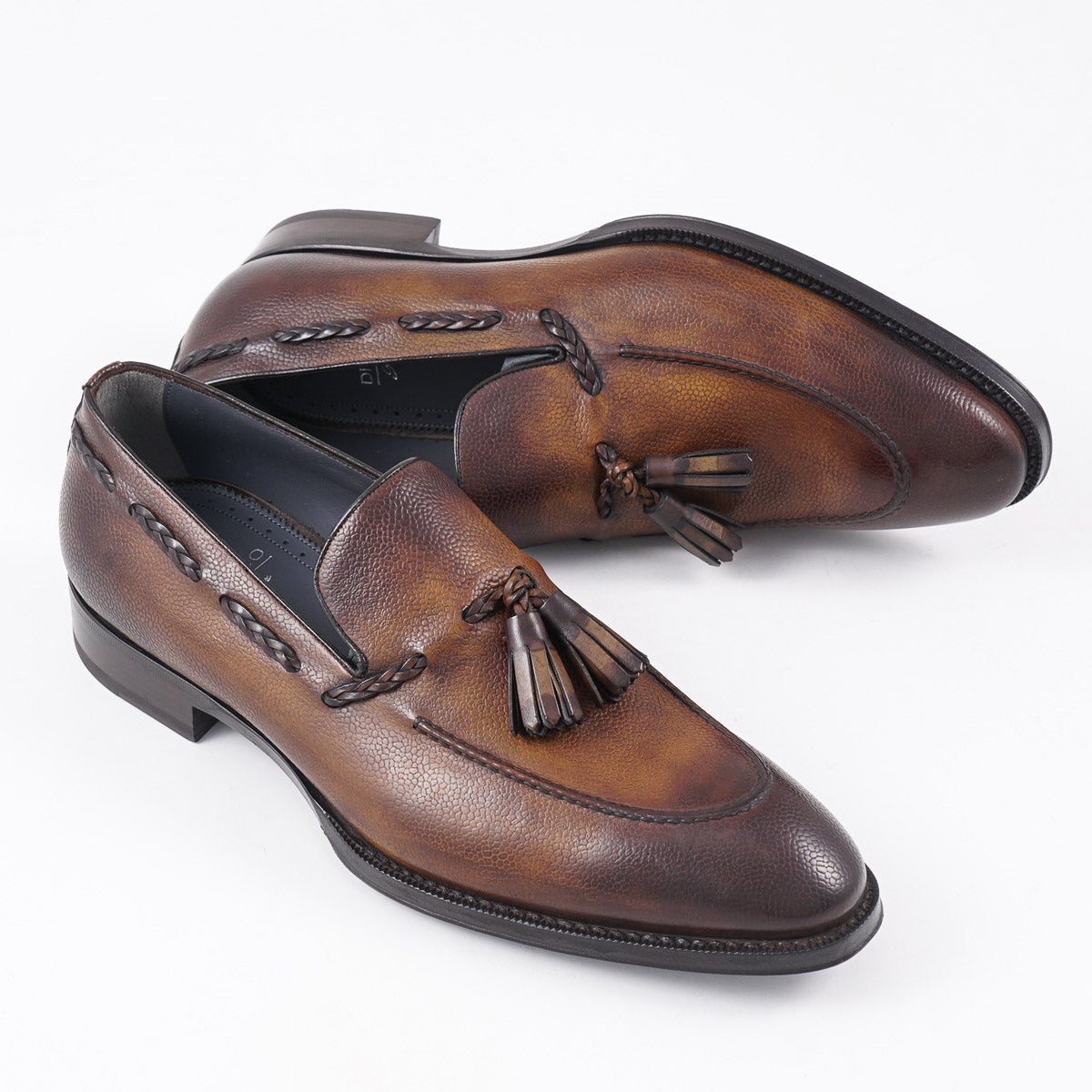 di Bianco 'Varesse' Pebble Grain Loafer - Top Shelf Apparel