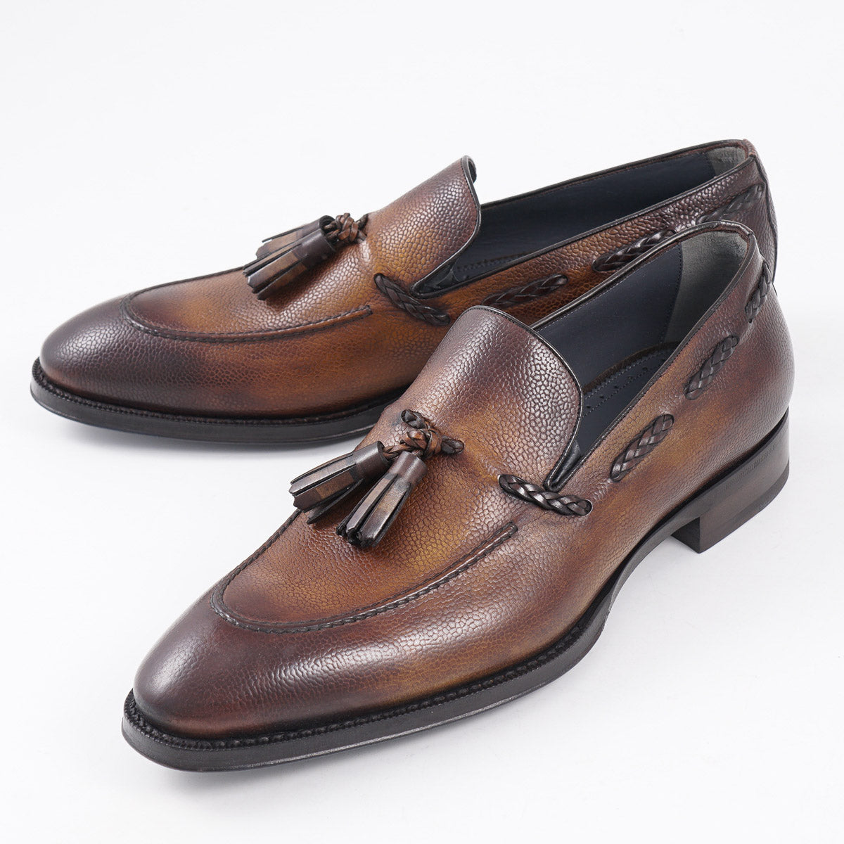 di Bianco 'Varesse' Pebble Grain Loafer - Top Shelf Apparel