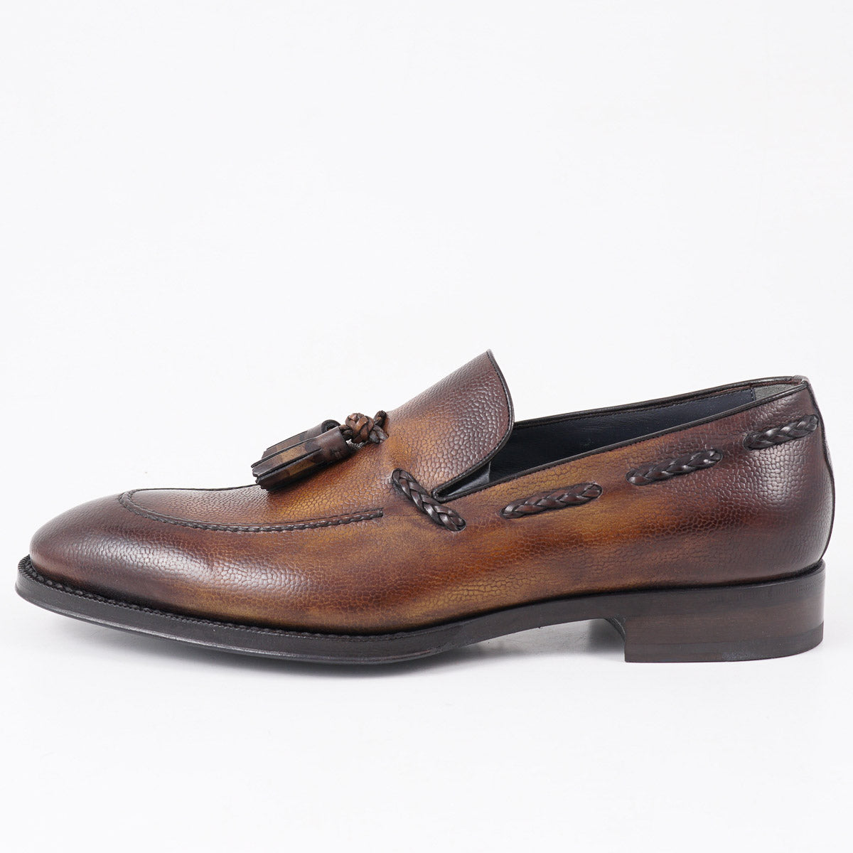 di Bianco 'Varesse' Pebble Grain Loafer - Top Shelf Apparel