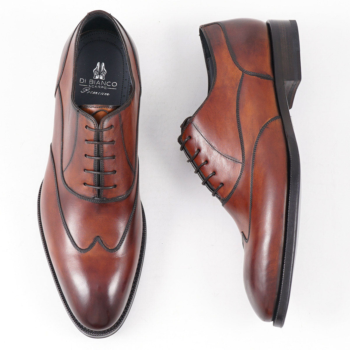 di Bianco 'Barletta' Museum Calf Oxford - Top Shelf Apparel