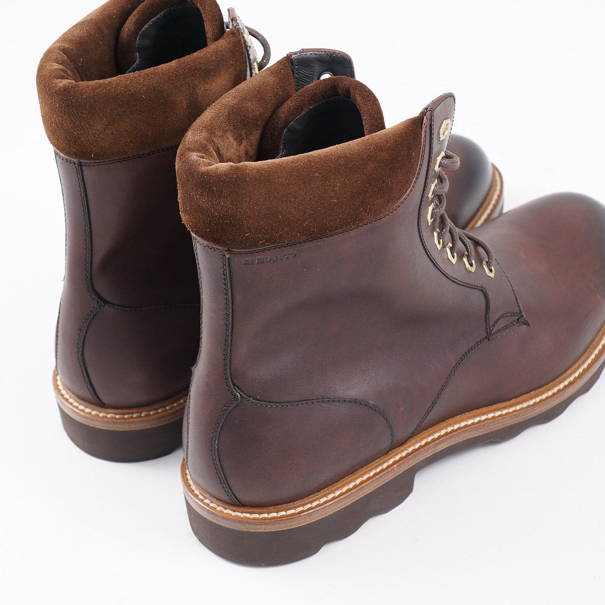 di Bianco 'Ormea Grizzly' Waxed Leather Boot - Top Shelf Apparel