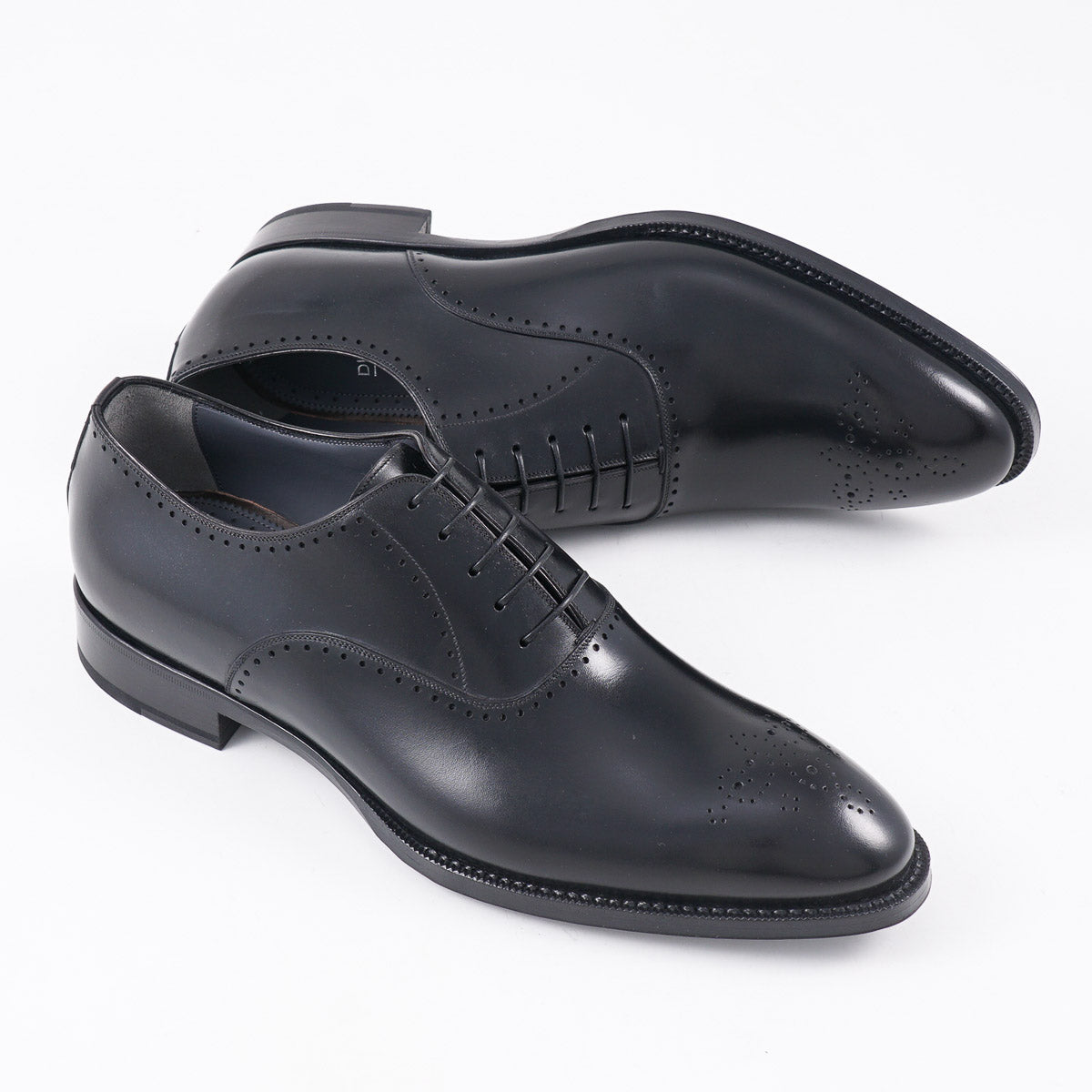 di Bianco 'Ancona' Black Calf Oxford - Top Shelf Apparel