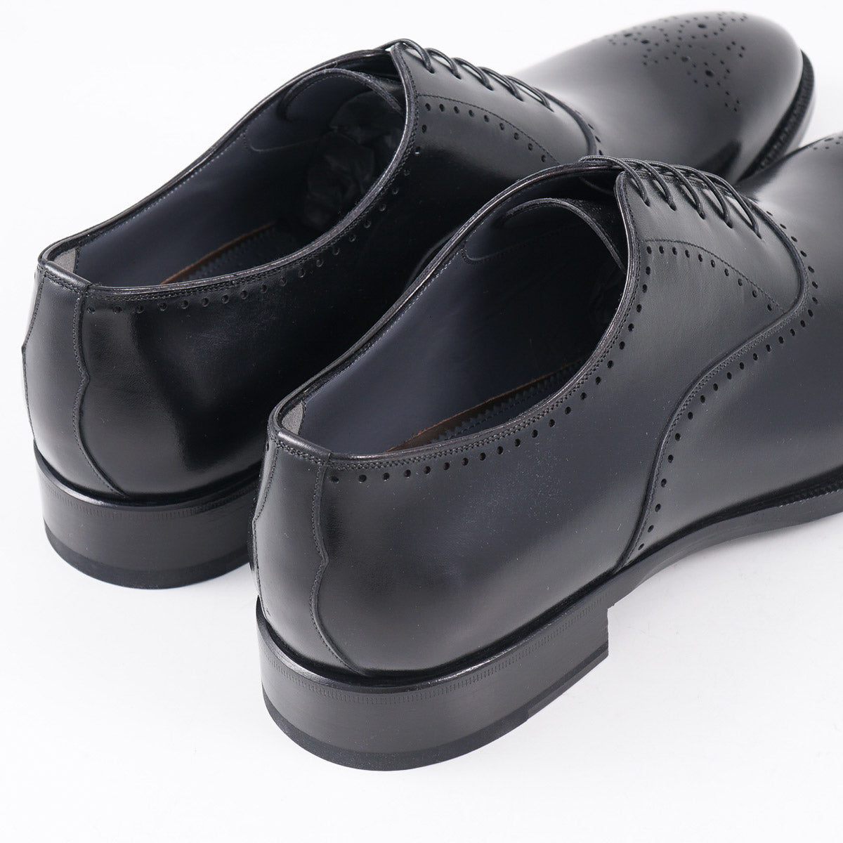 di Bianco 'Ancona' Black Calf Oxford - Top Shelf Apparel