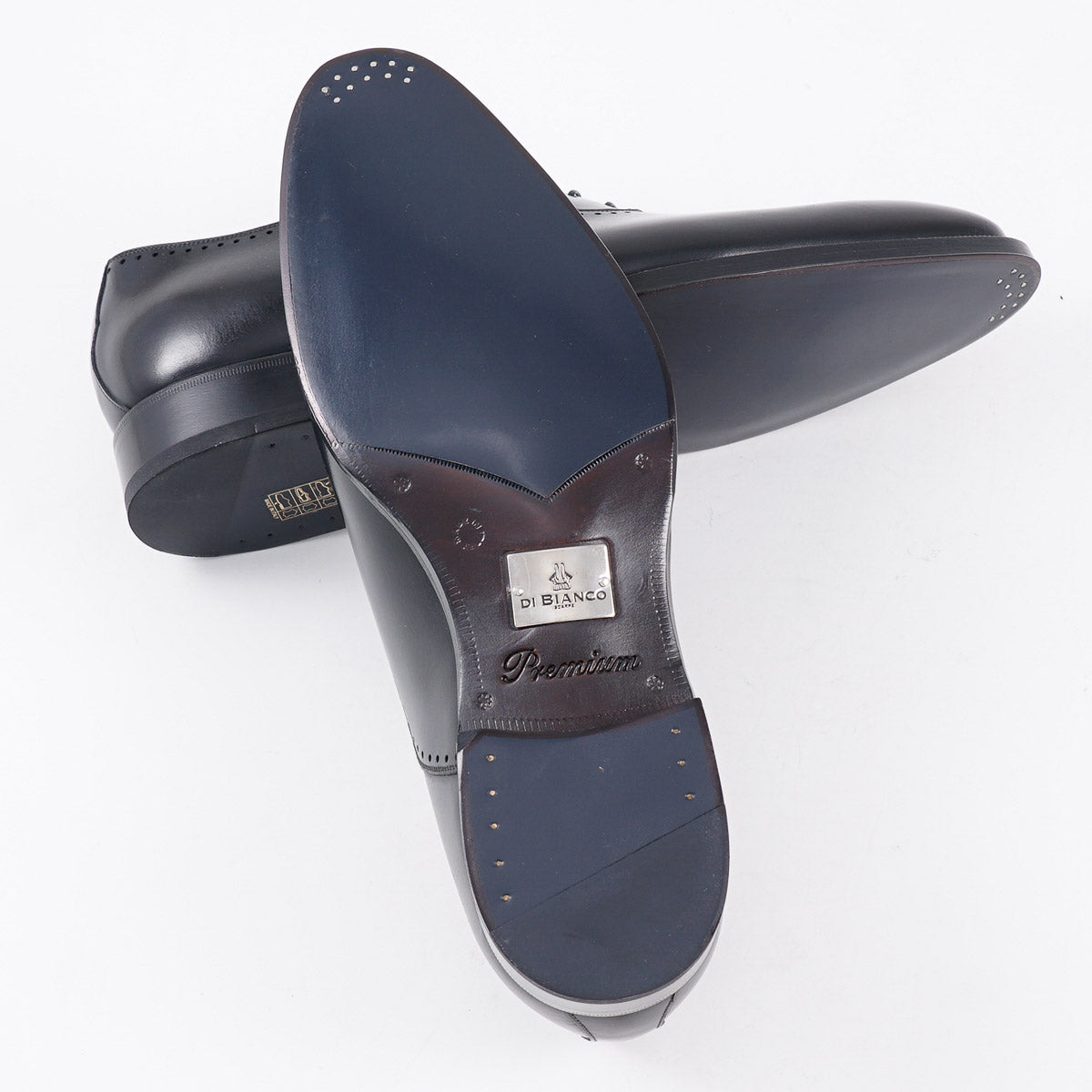 di Bianco 'Ancona' Black Calf Oxford - Top Shelf Apparel