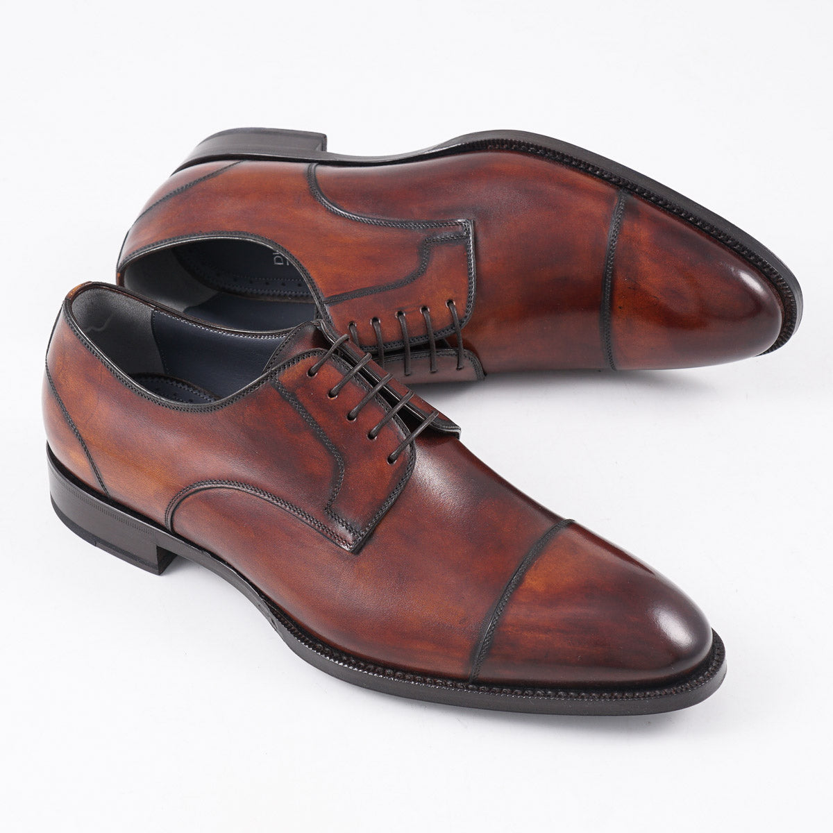 di Bianco 'Monza' Museum Calf Derby - Top Shelf Apparel