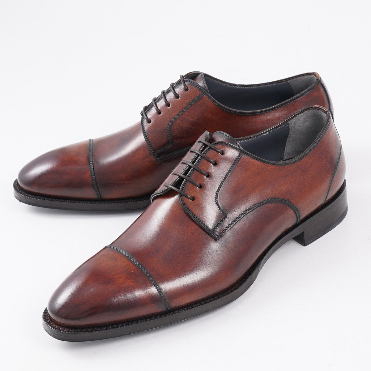 di Bianco 'Monza' Museum Calf Derby - Top Shelf Apparel