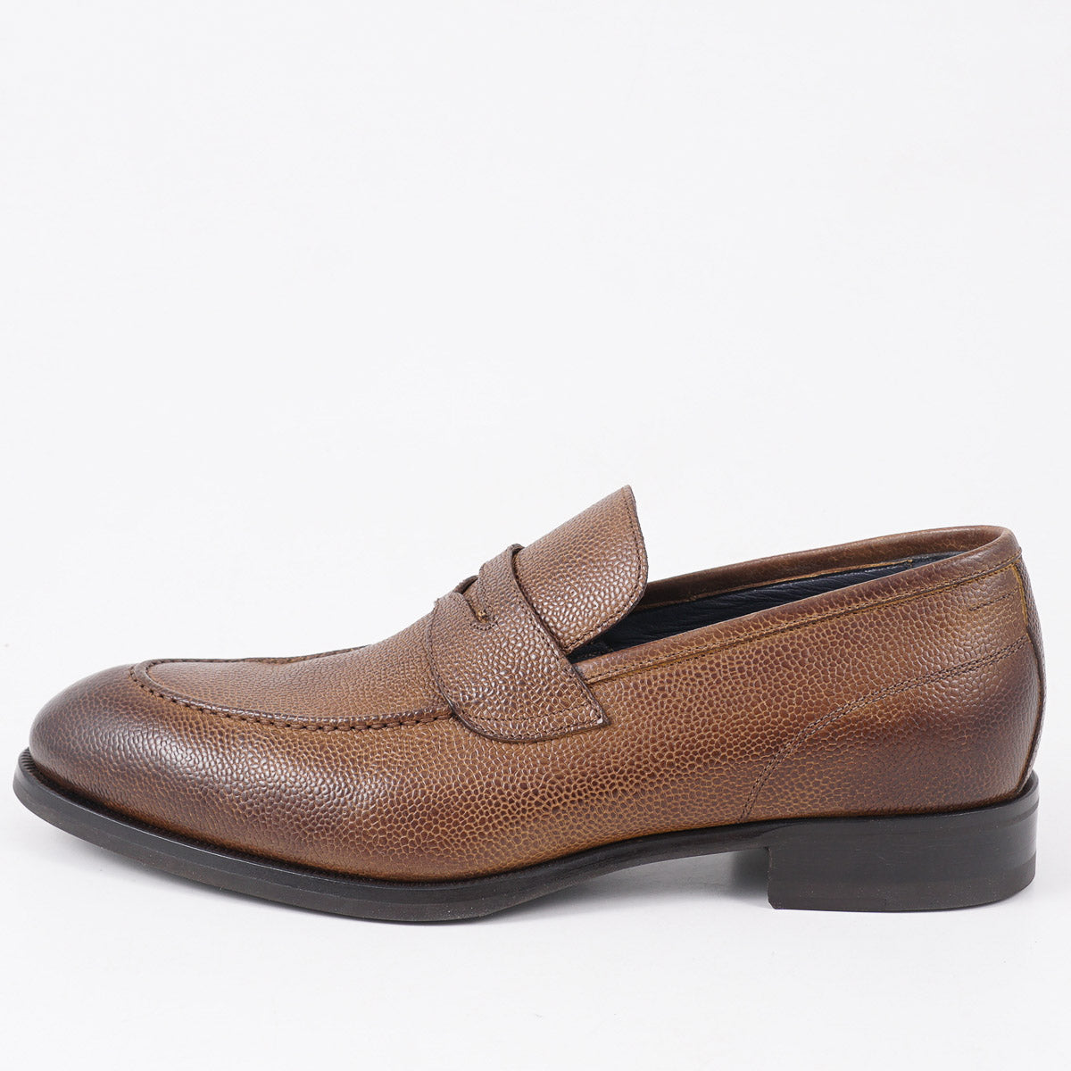 di Bianco 'Brera' Pebbled Leather Loafer - Top Shelf Apparel