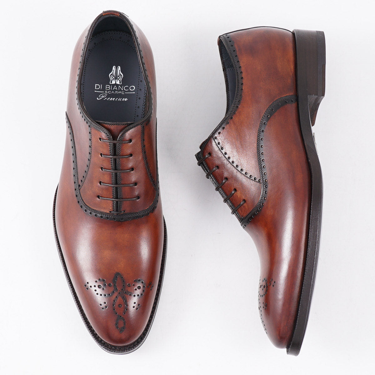 di Bianco 'Ancona' Museum Calf Oxford - Top Shelf Apparel