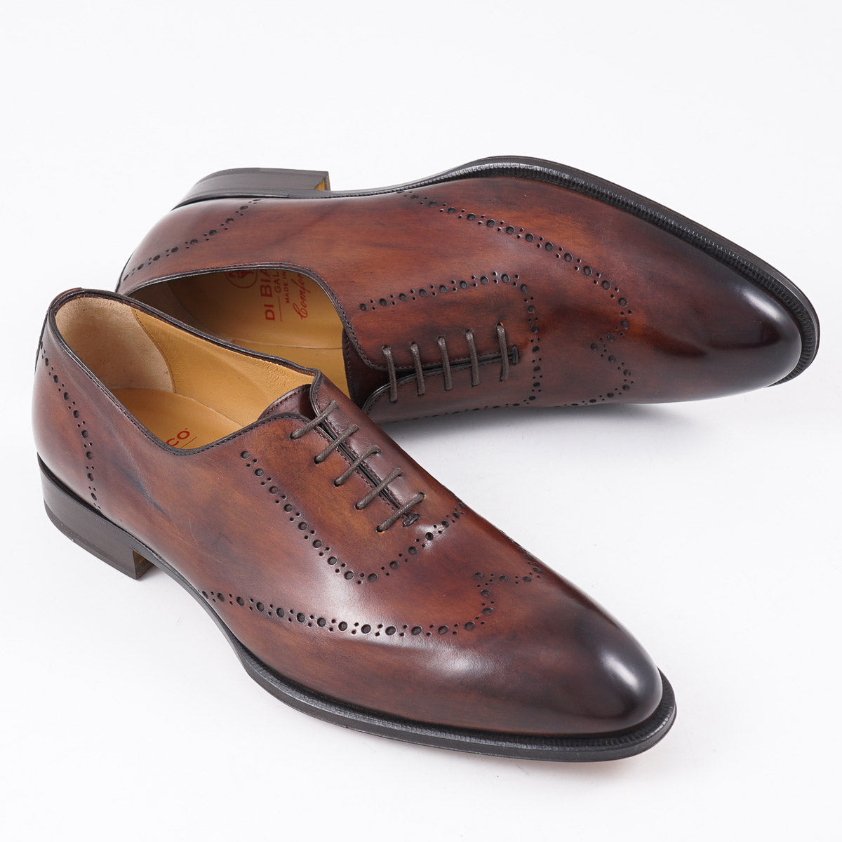 di Bianco Antiqued Leather Wholecut - Top Shelf Apparel