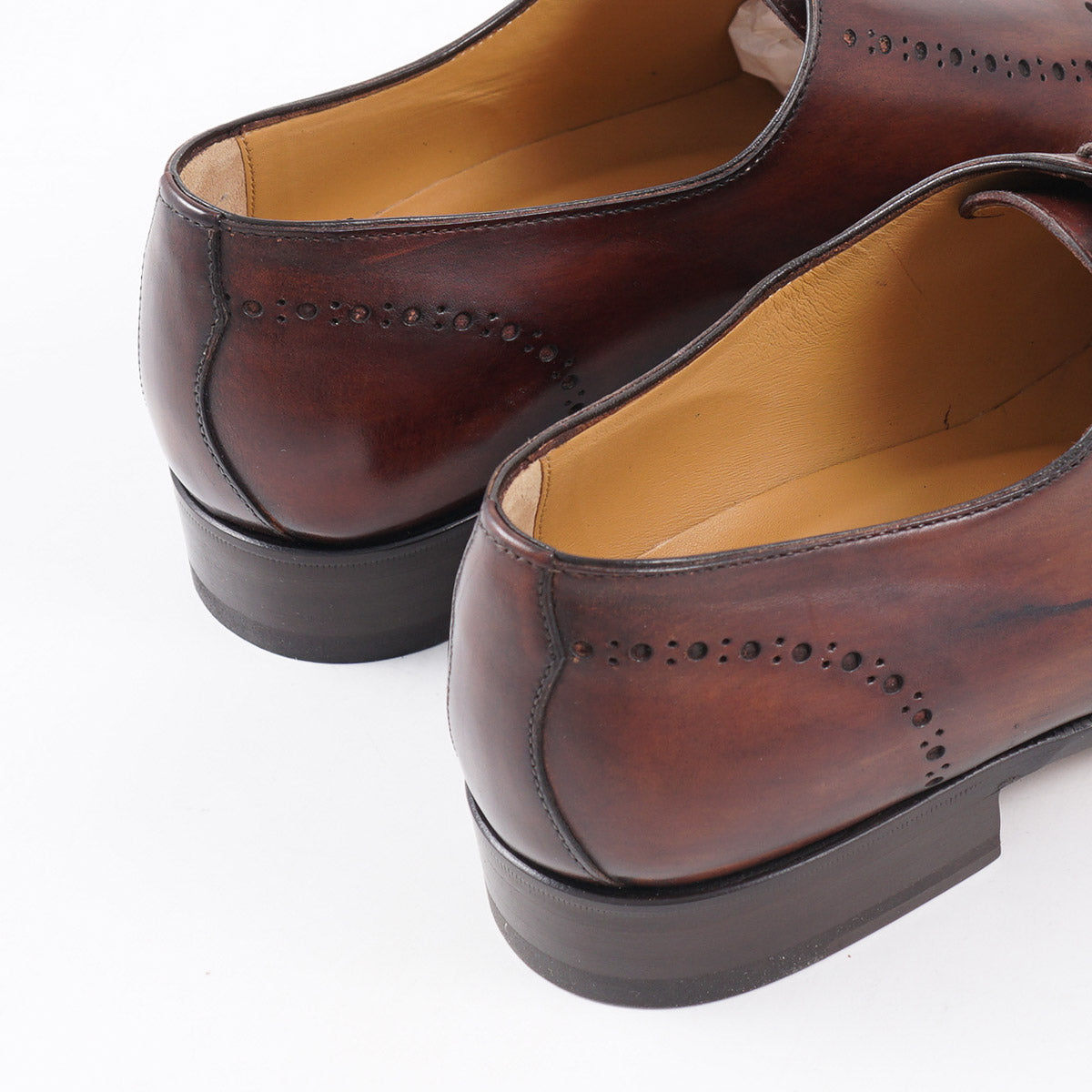 di Bianco Antiqued Leather Wholecut - Top Shelf Apparel