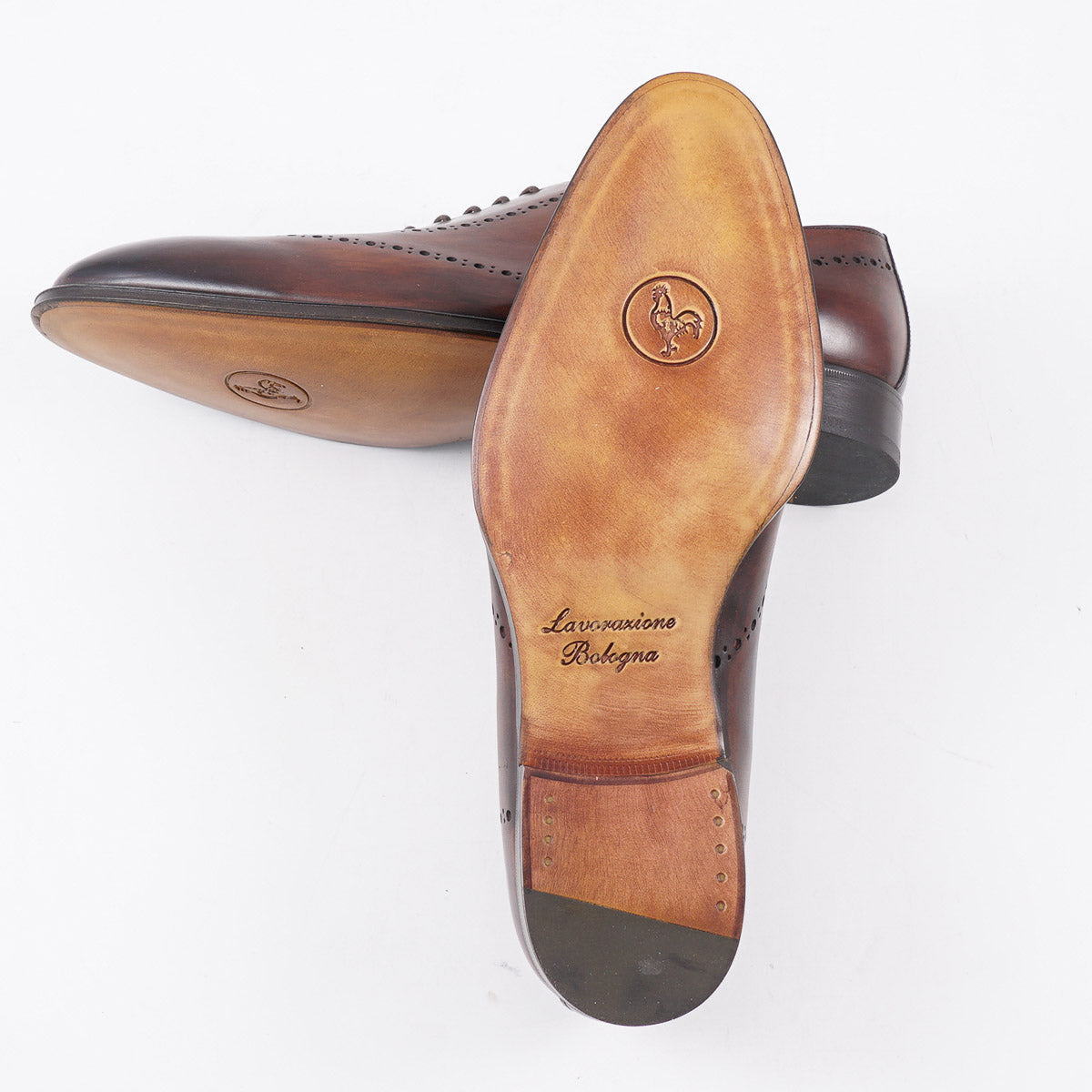 di Bianco Antiqued Leather Wholecut - Top Shelf Apparel