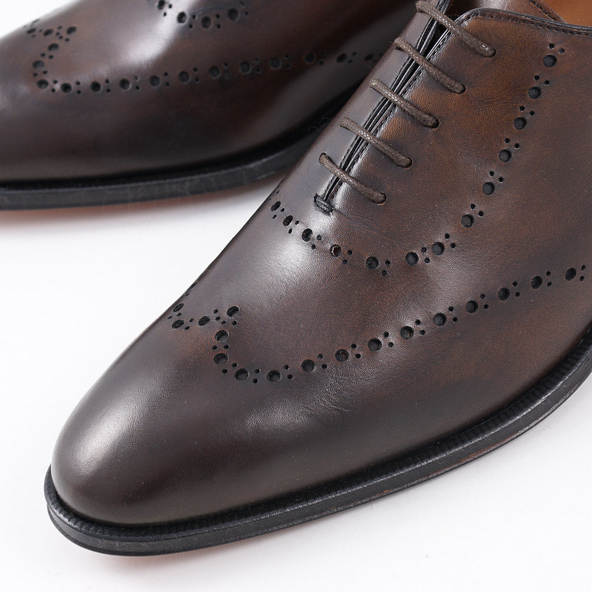 di Bianco Antiqued Leather Wholecut - Top Shelf Apparel
