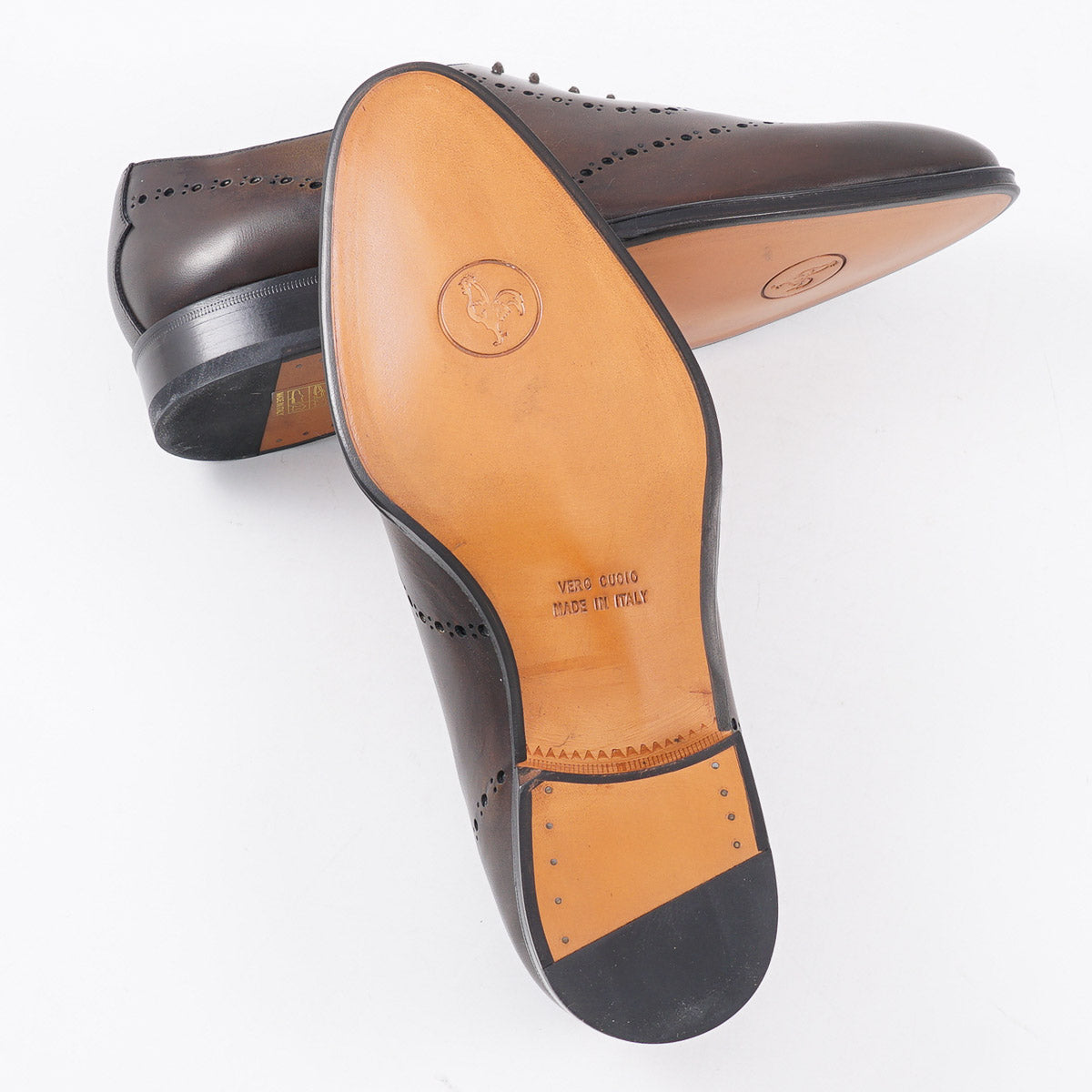 di Bianco Antiqued Leather Wholecut - Top Shelf Apparel
