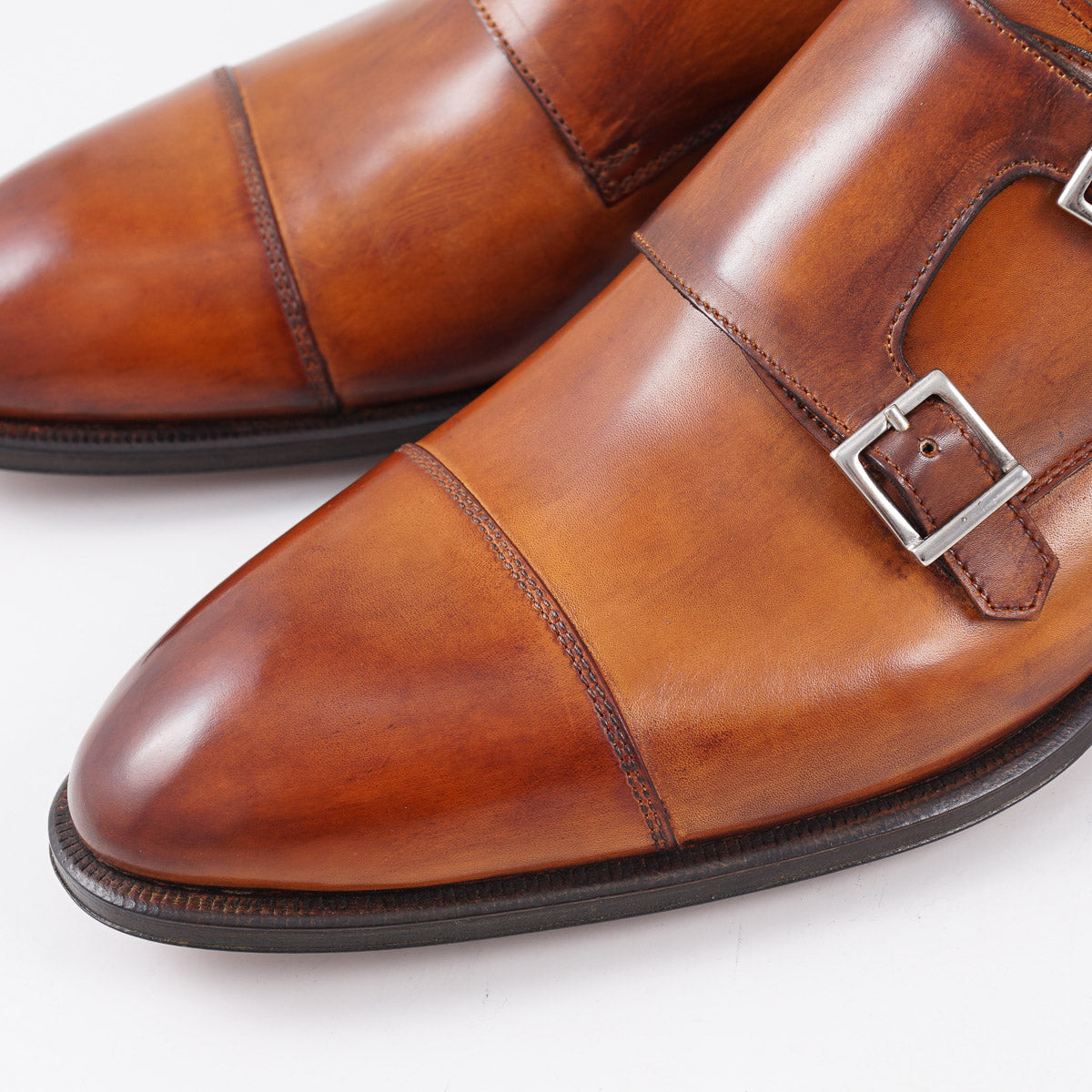 di Bianco 'Palermo' Leather Monk Strap - Top Shelf Apparel