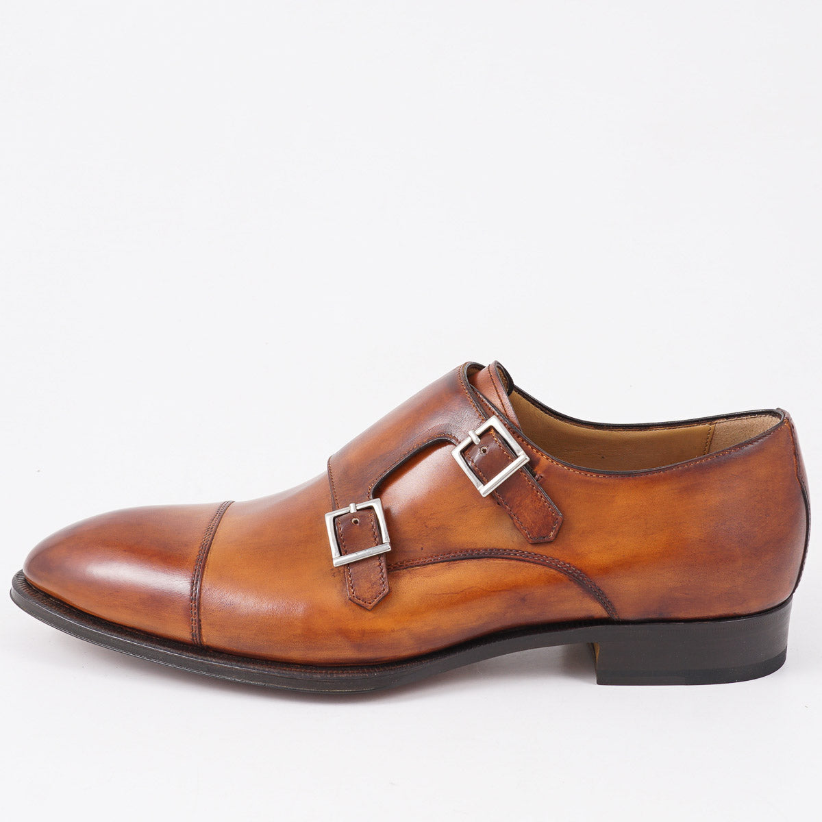 di Bianco 'Palermo' Leather Monk Strap - Top Shelf Apparel