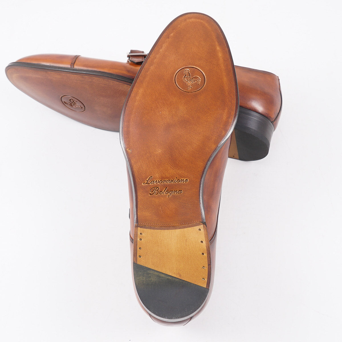 di Bianco 'Palermo' Leather Monk Strap - Top Shelf Apparel