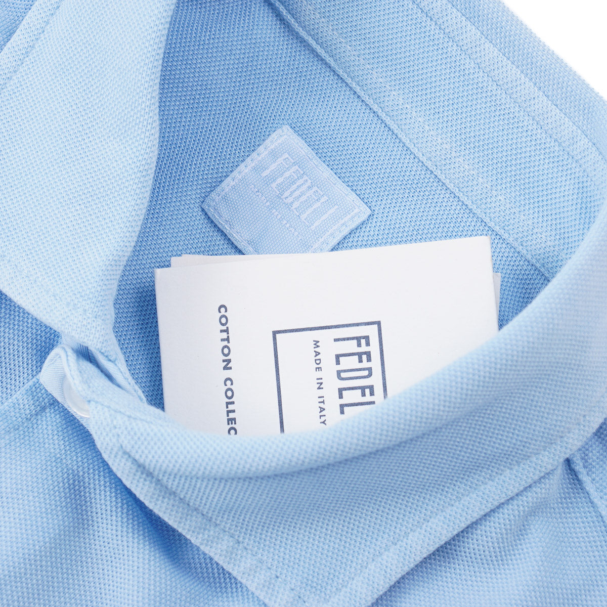 Fedeli Long Sleeve Pique Cotton Shirt - Top Shelf Apparel