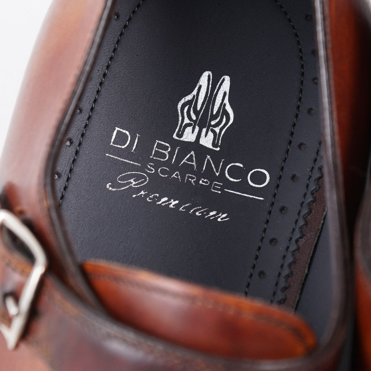 di Bianco Museum Calf Double Monk Strap - Top Shelf Apparel