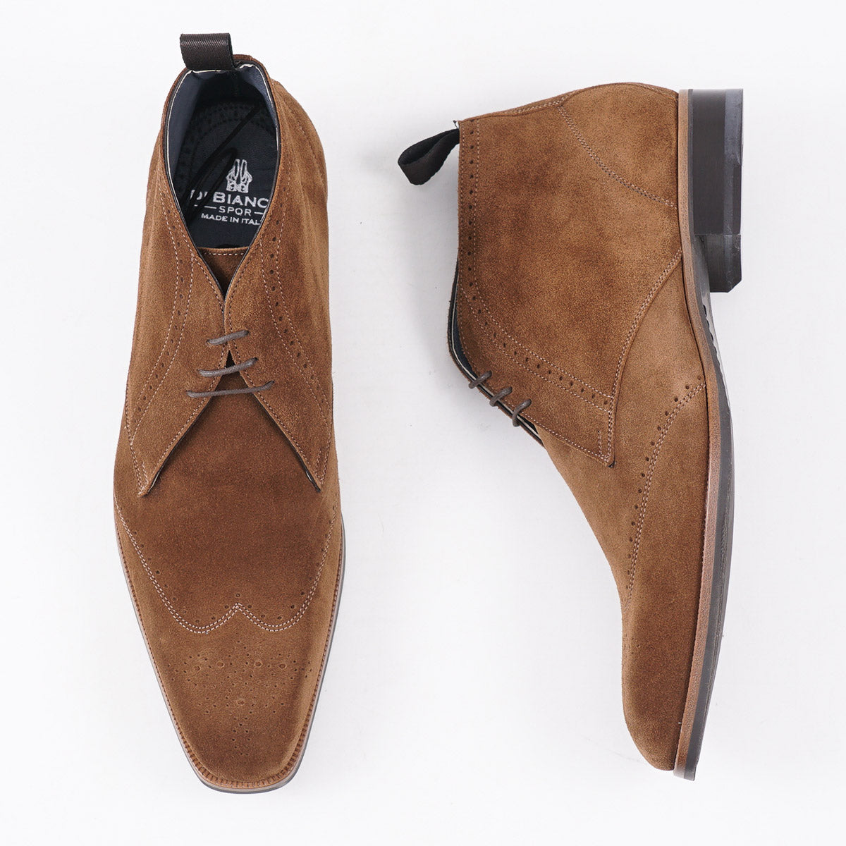 di Bianco 'Cuneo' Calf Suede Boot - Top Shelf Apparel