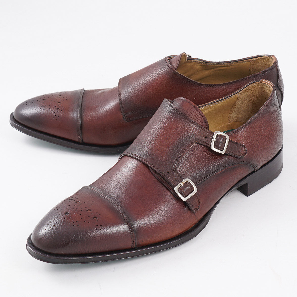 Pastori 'Romulus' Leather Monk Strap Shoe - Top Shelf Apparel