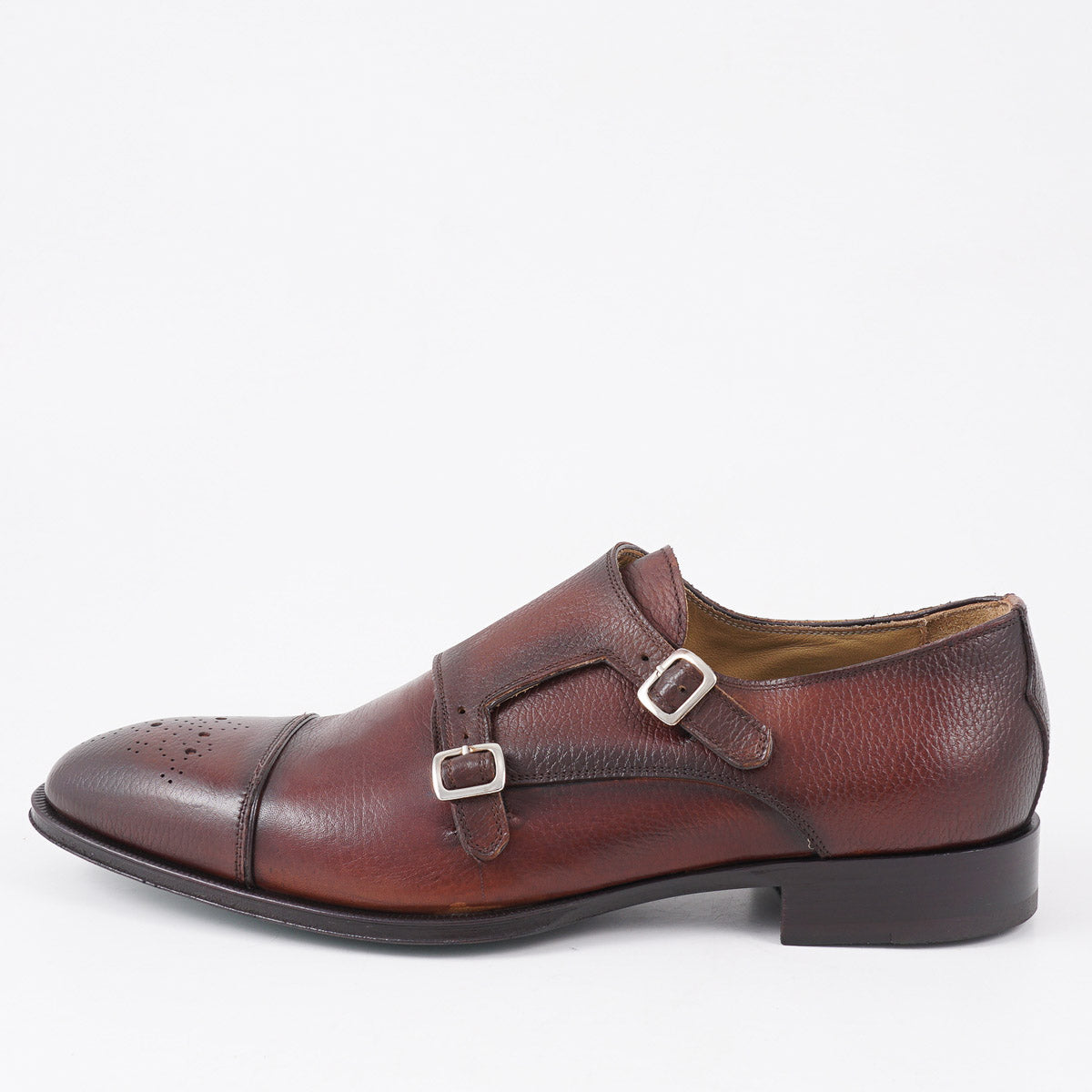 Pastori 'Romulus' Leather Monk Strap Shoe - Top Shelf Apparel