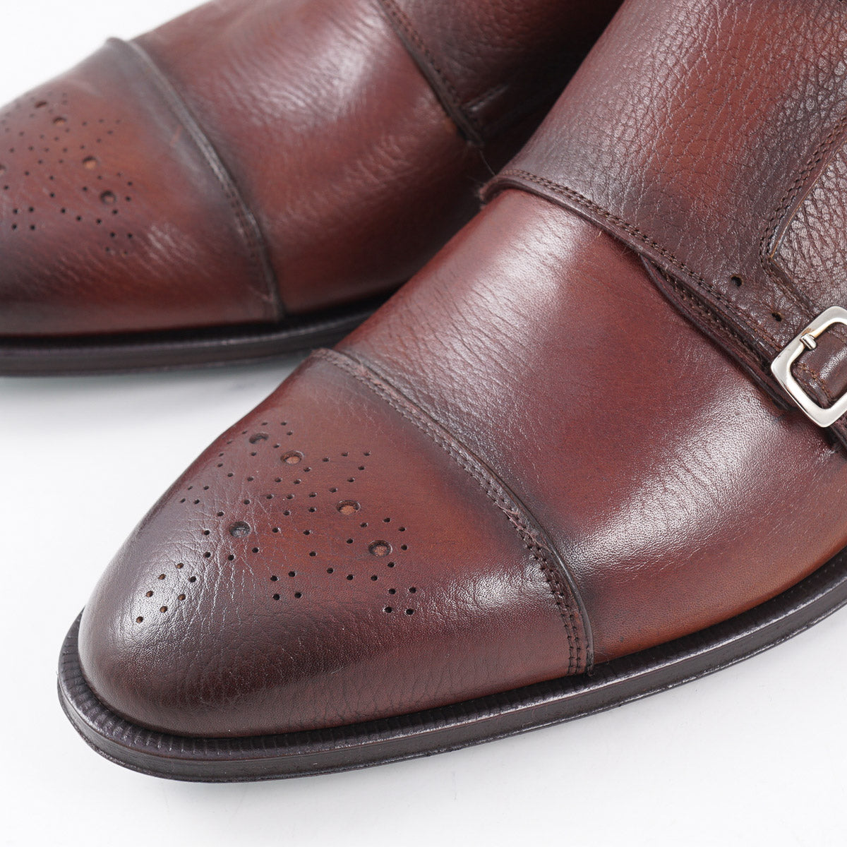 Pastori 'Romulus' Leather Monk Strap Shoe - Top Shelf Apparel