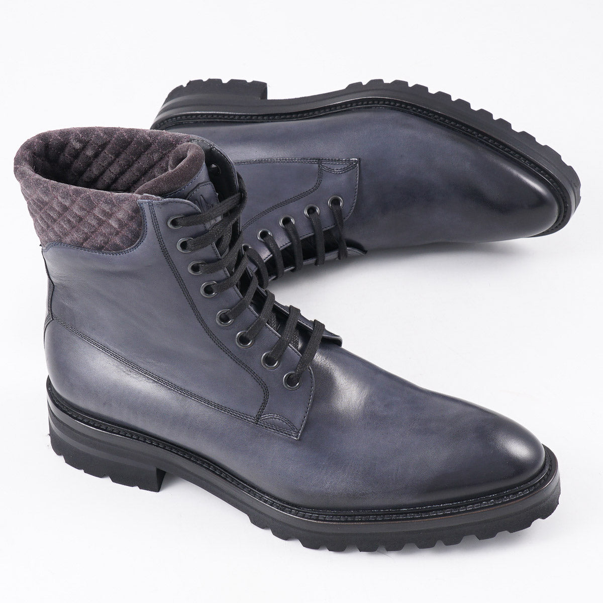 di Bianco 'Torino' Leather Combat Boot - Top Shelf Apparel